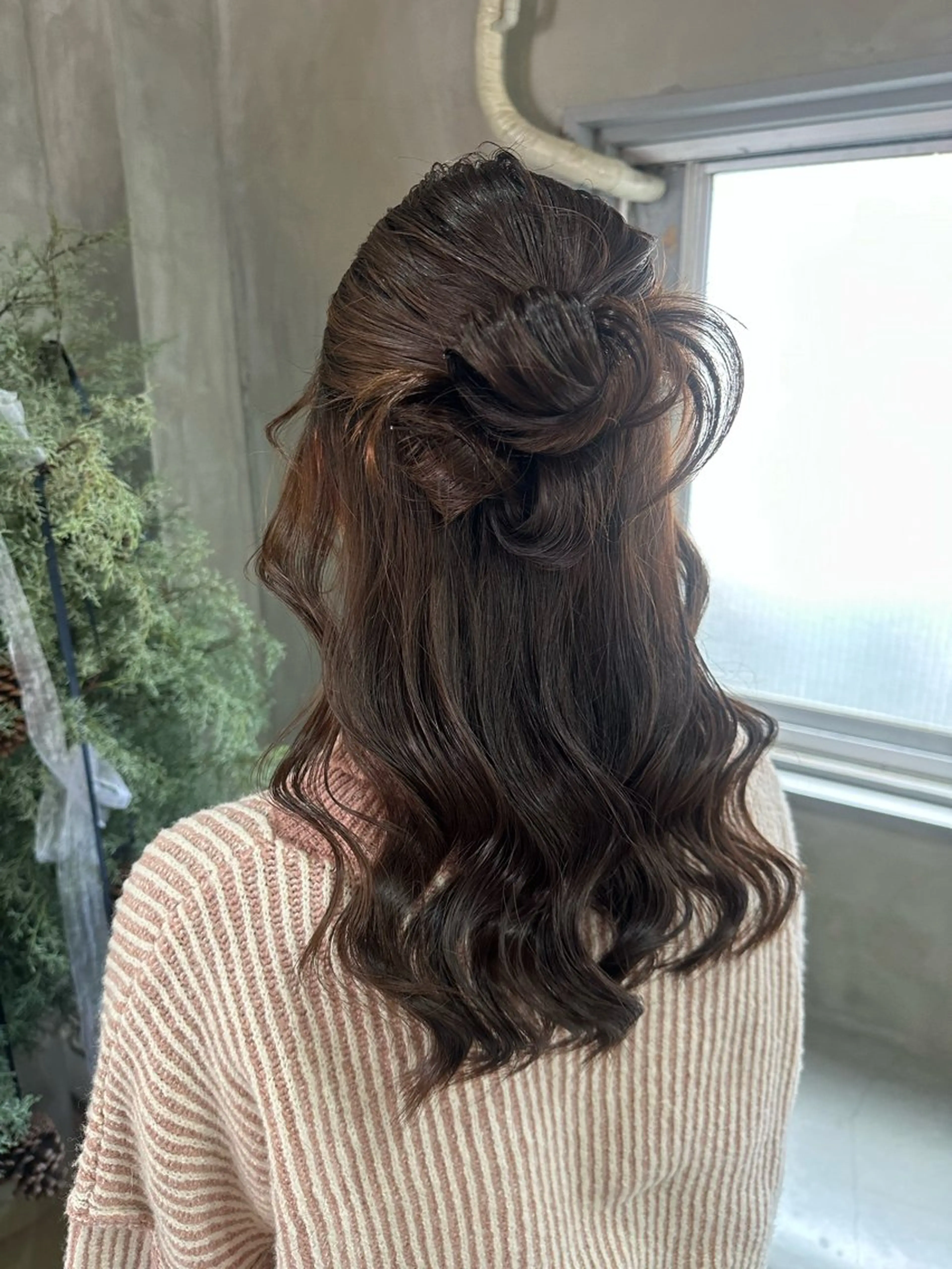 【🎀ハーフアップ限定メニュー🎀】※ご希望のスタイルがございましたら、事前にお写真を送って頂きますようお願い致します。の写真