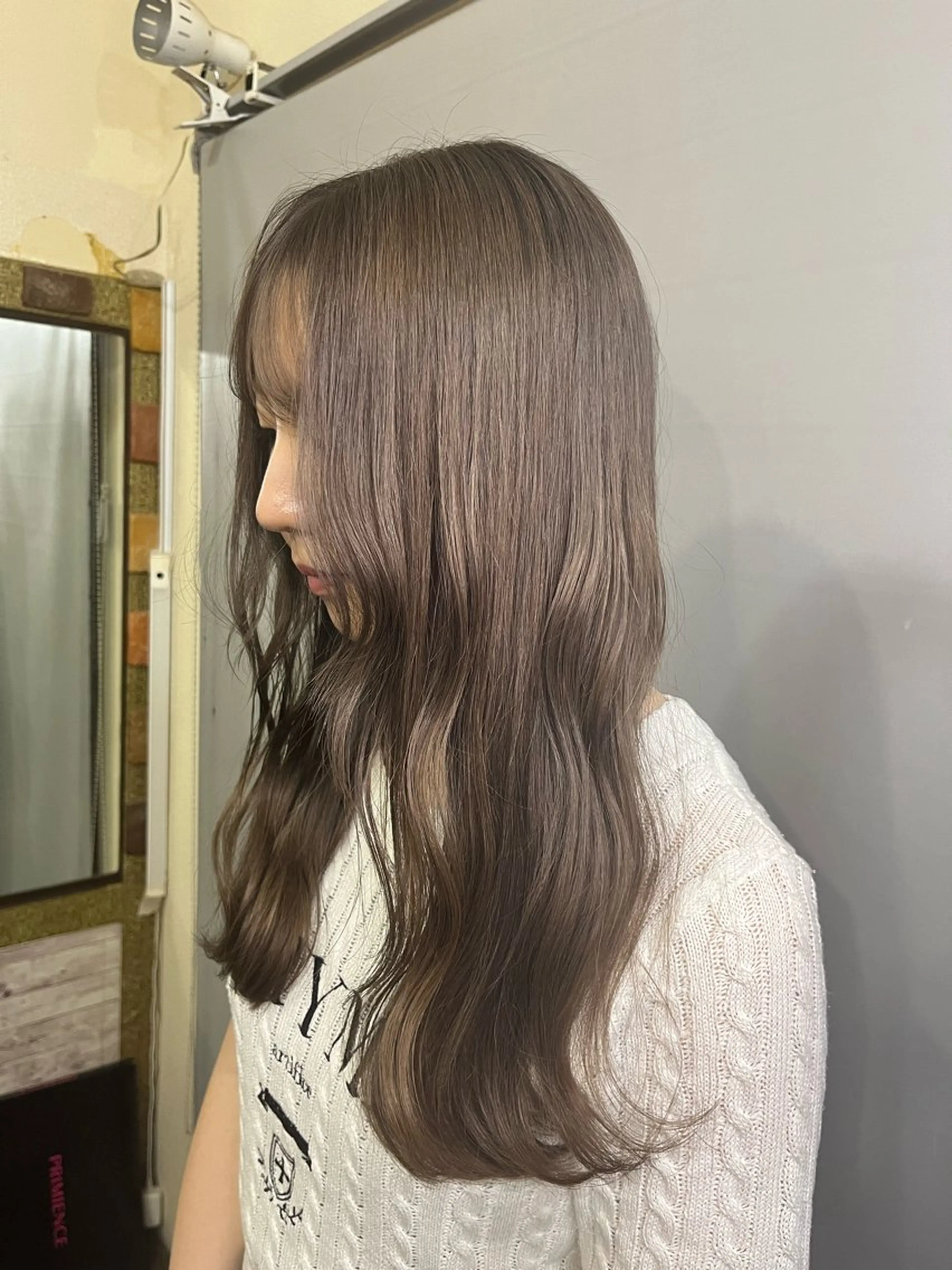 ミディアム カラー ヘアカラー 渡辺 健太のヘアスタイル