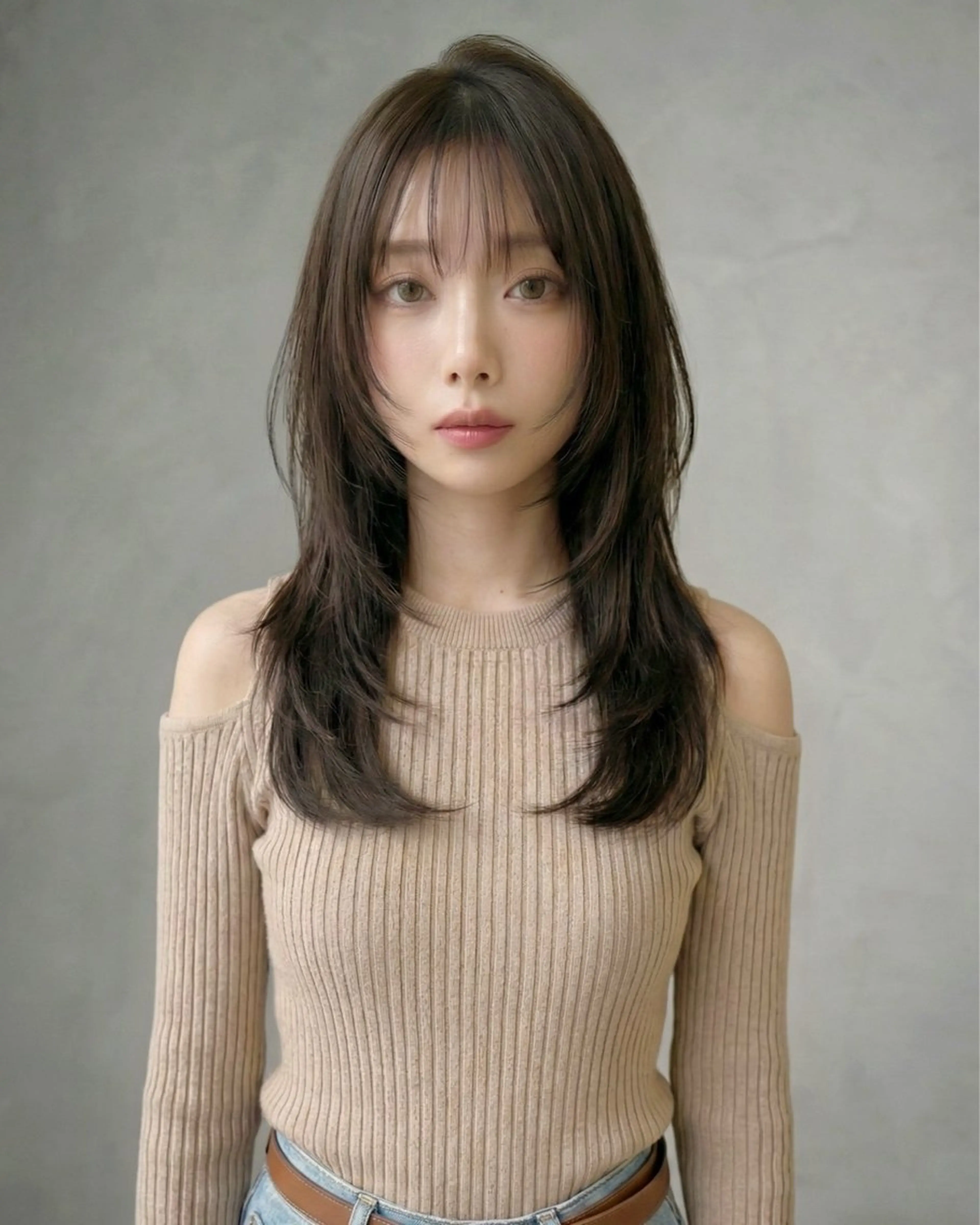 セミロング reúna rikoのヘアスタイル
