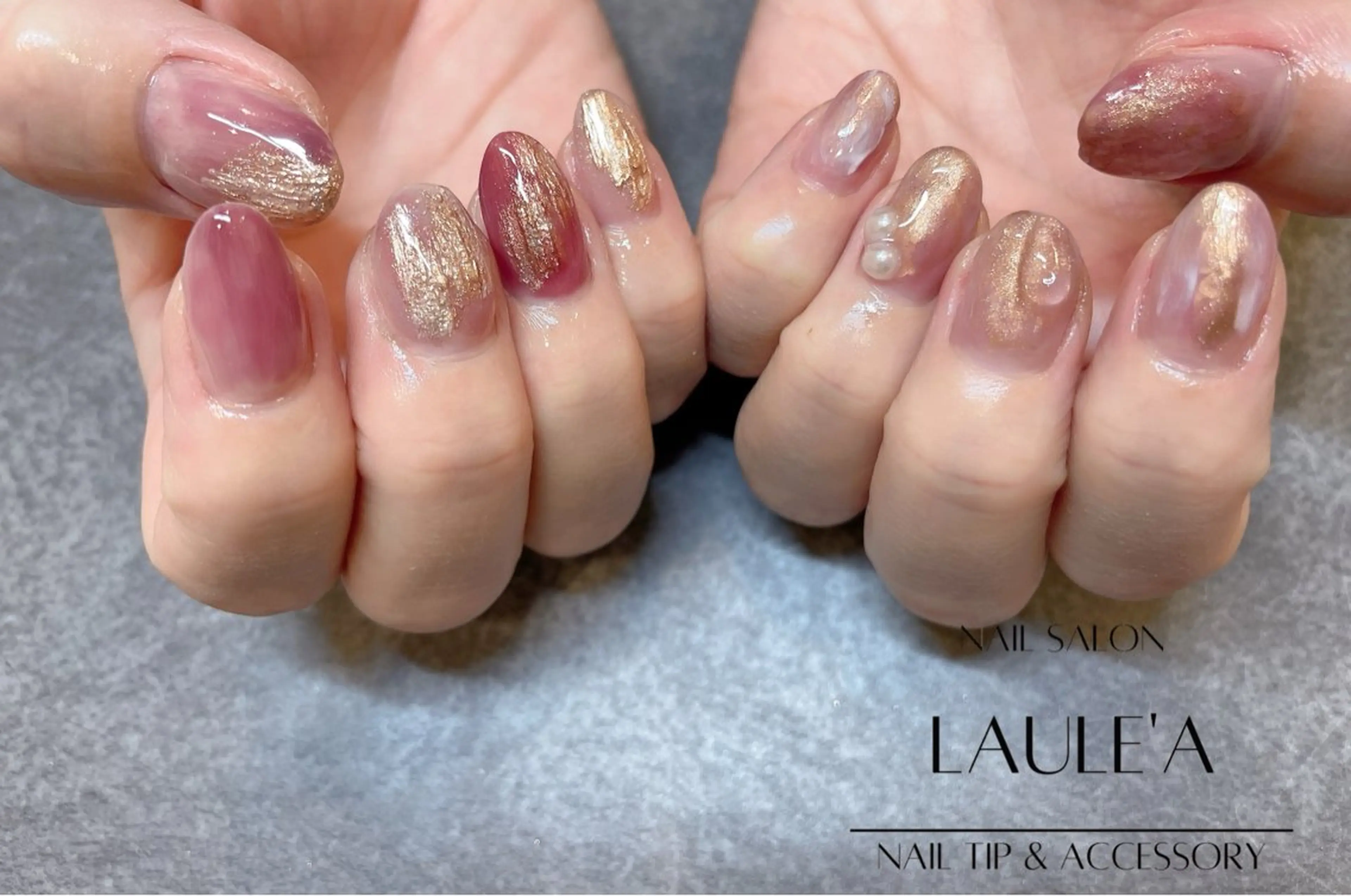 ネイル ハンドネイル nailsalon Laule'aのネイルデザイン