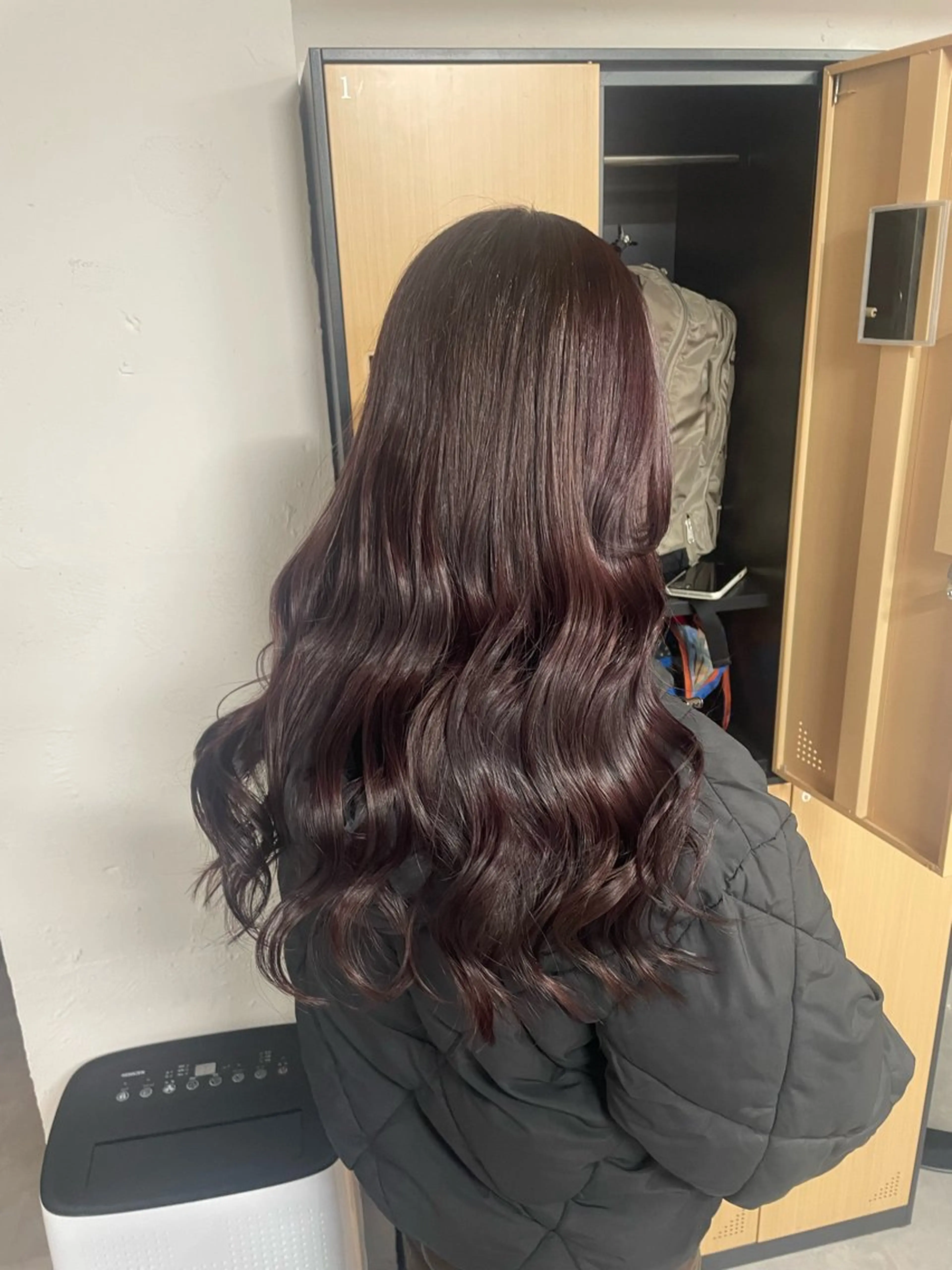 セミロング ヘアカラー トリートメント tokute 中野真咲🐺のヘアスタイル