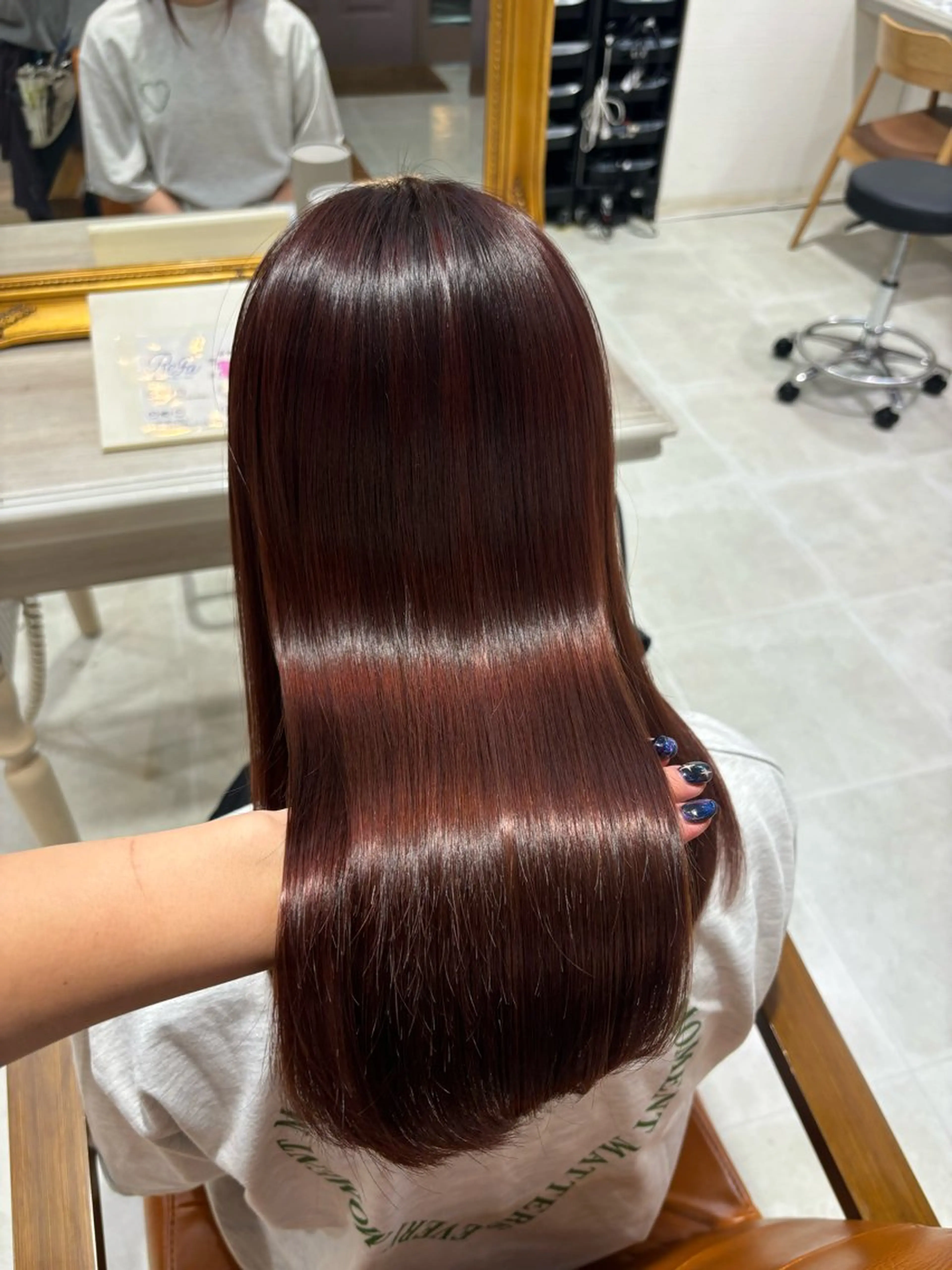セミロング カラー ヘアアレンジ トリートメント カット 縮毛矯正 トリートメント 🌷艶髪/髪質改善/ 松村きさら🌷のヘアスタイル