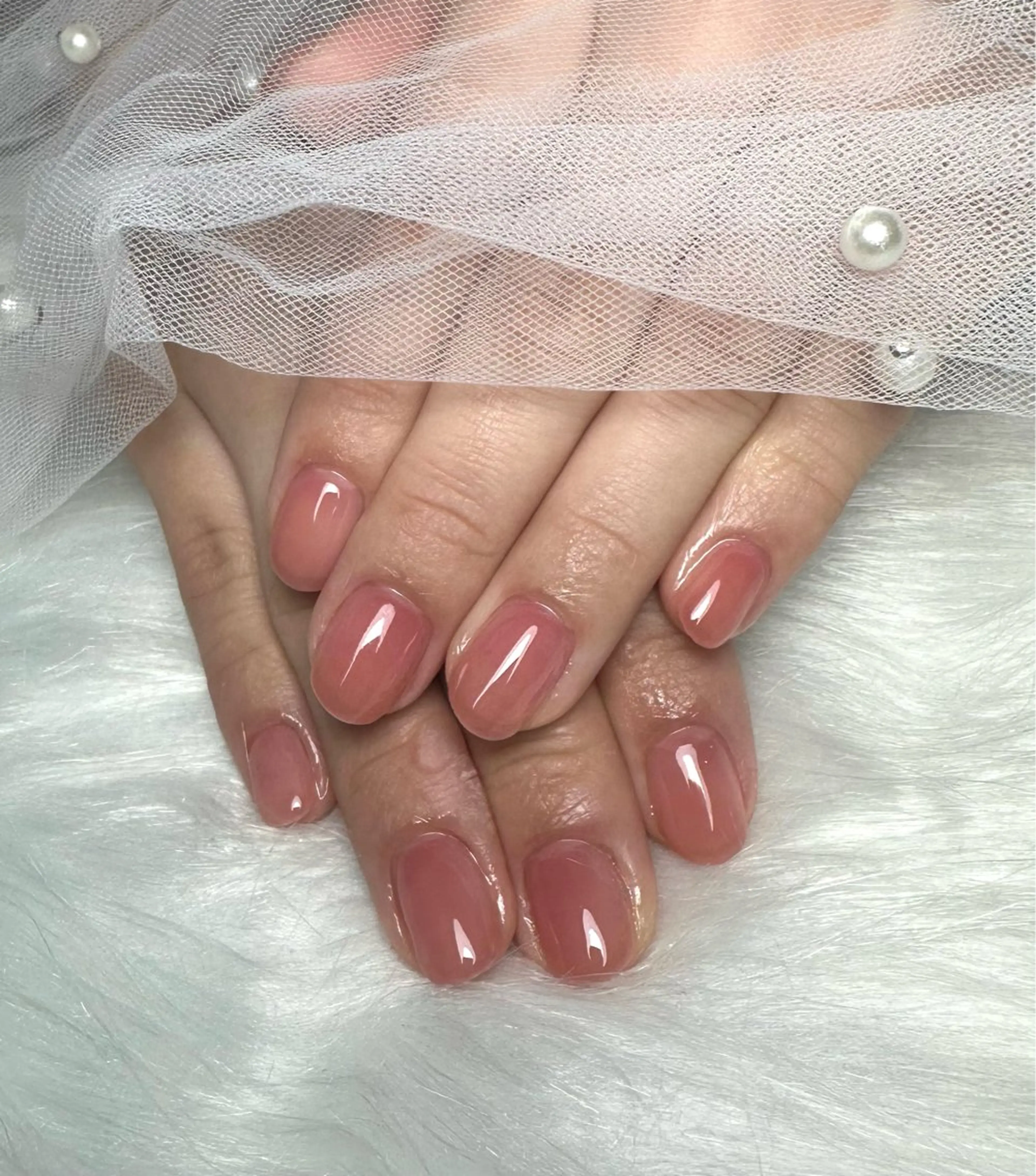 ネイル 長さ出し ハンドネイル Nailist Erikaのネイルデザイン