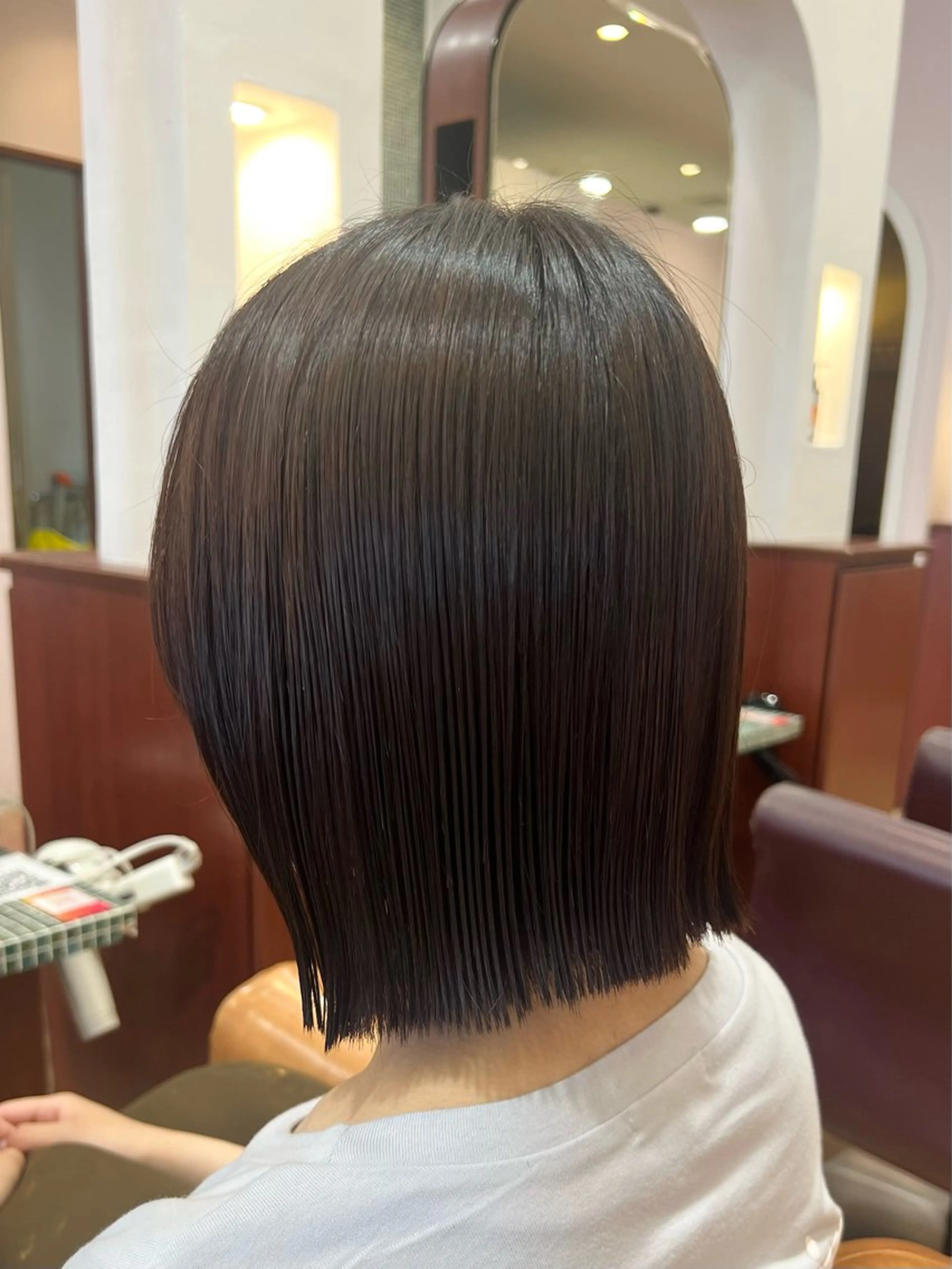 ショート ボブ カット ヘアカラー トリートメント BRANCHÈ海 /髪質改善/透明感のヘアスタイル