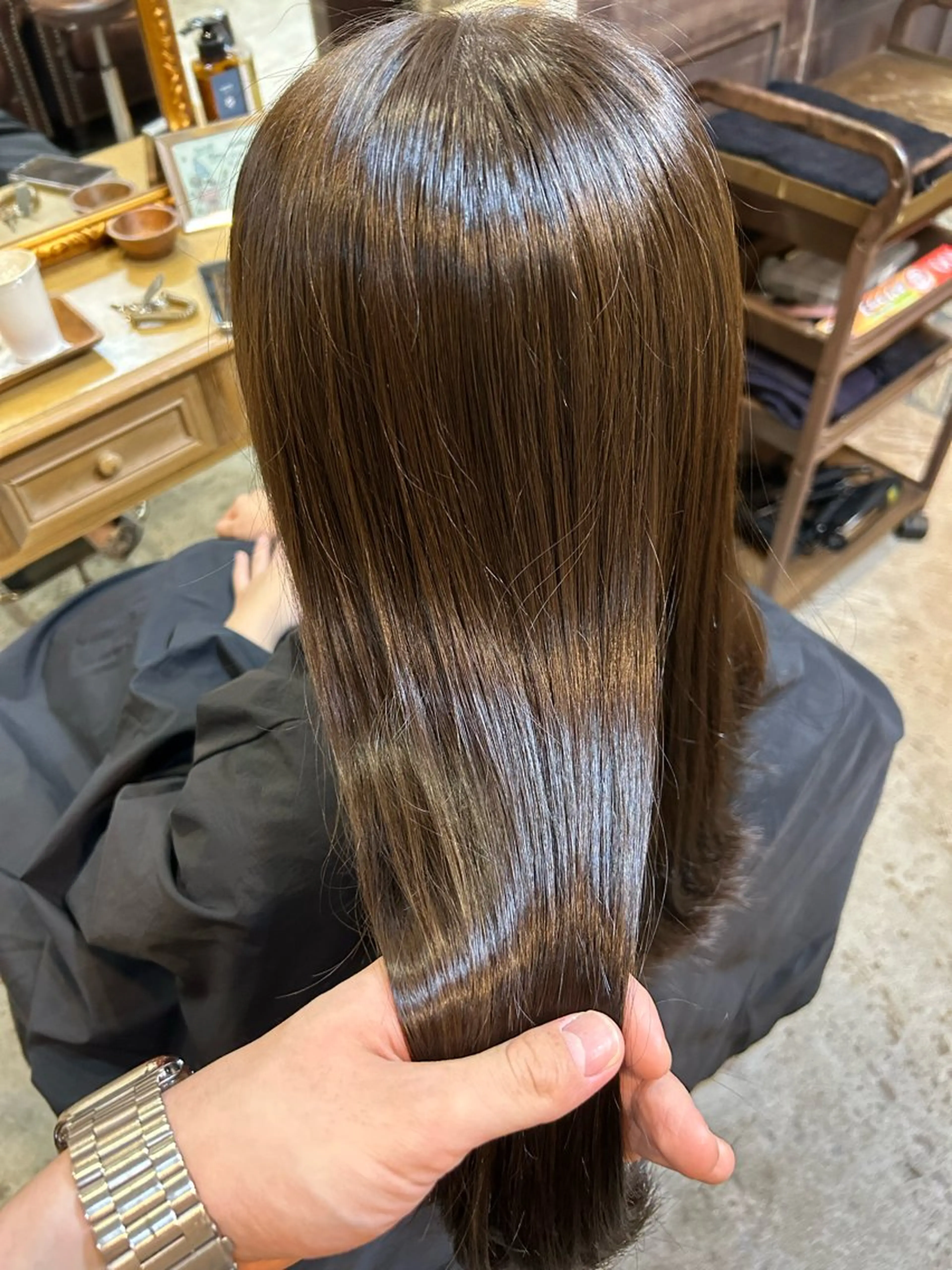 ロング カラー 小澤 一稀のヘアスタイル