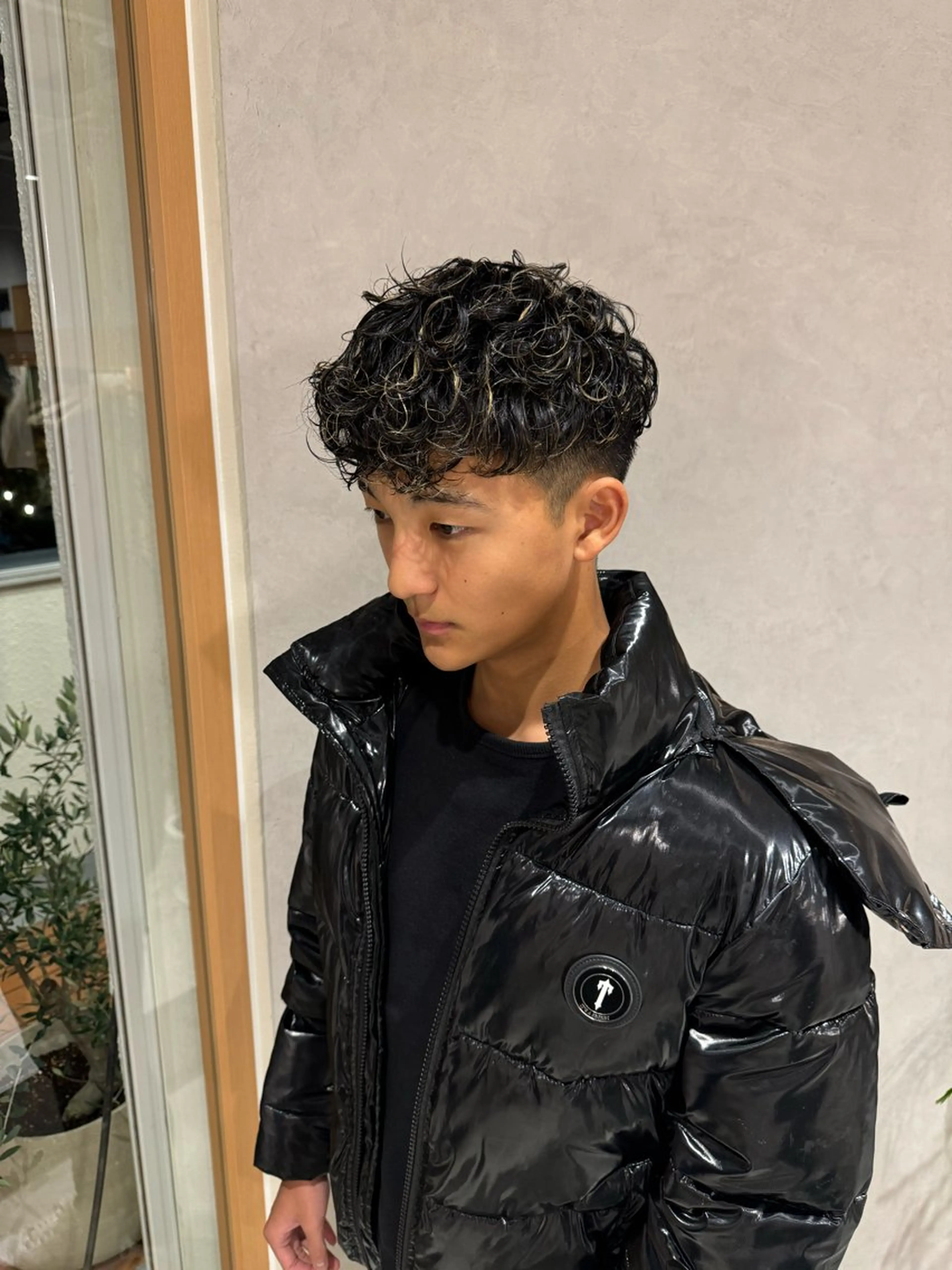 メンズ スペインカール カット レイヤー/ボブパーマ /垢抜け/タクミのヘアスタイル