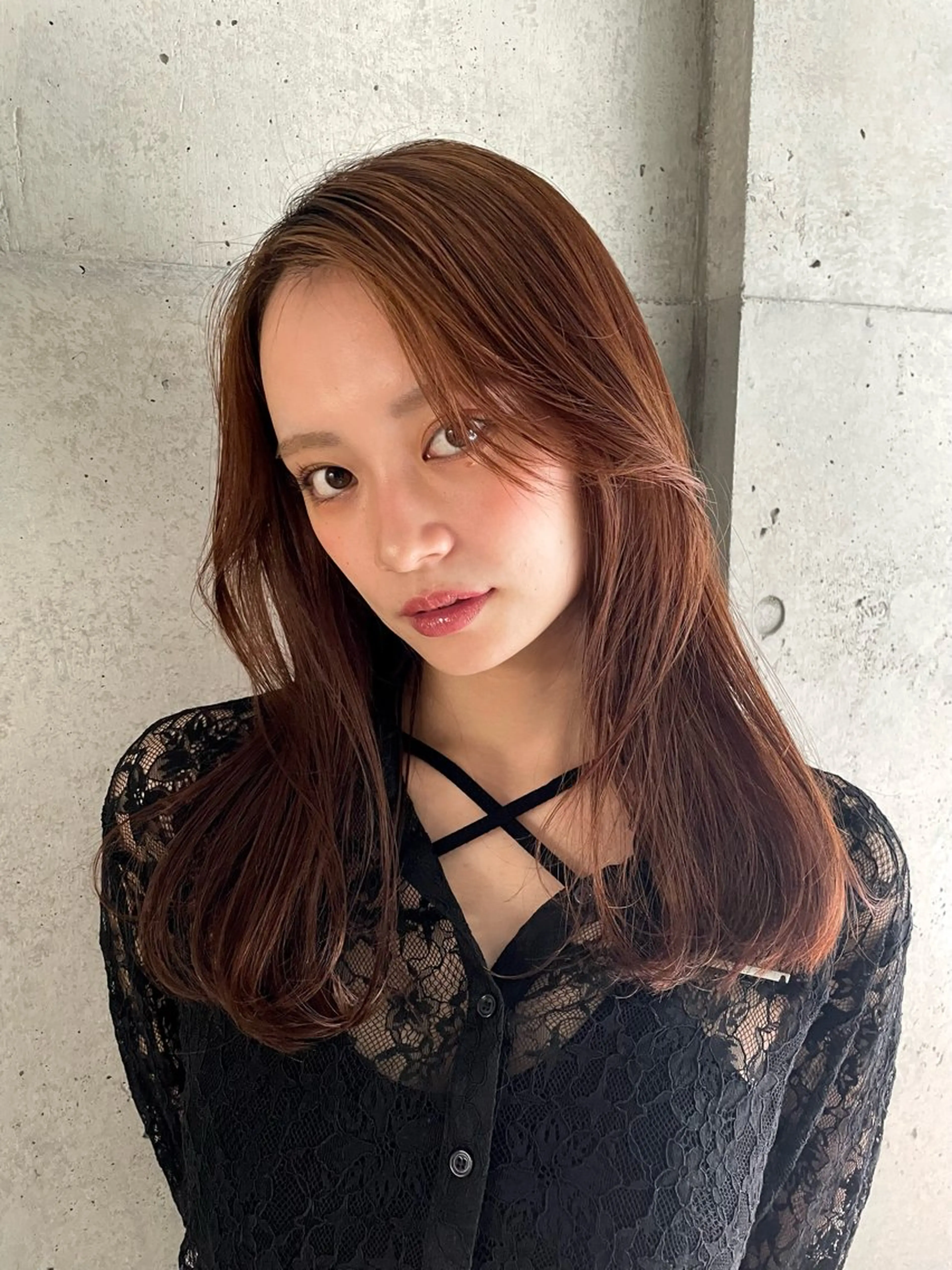 ロング カラー くびれヘア ロング ユウナ🎀レイヤー/ 暖色カラーのヘアスタイル