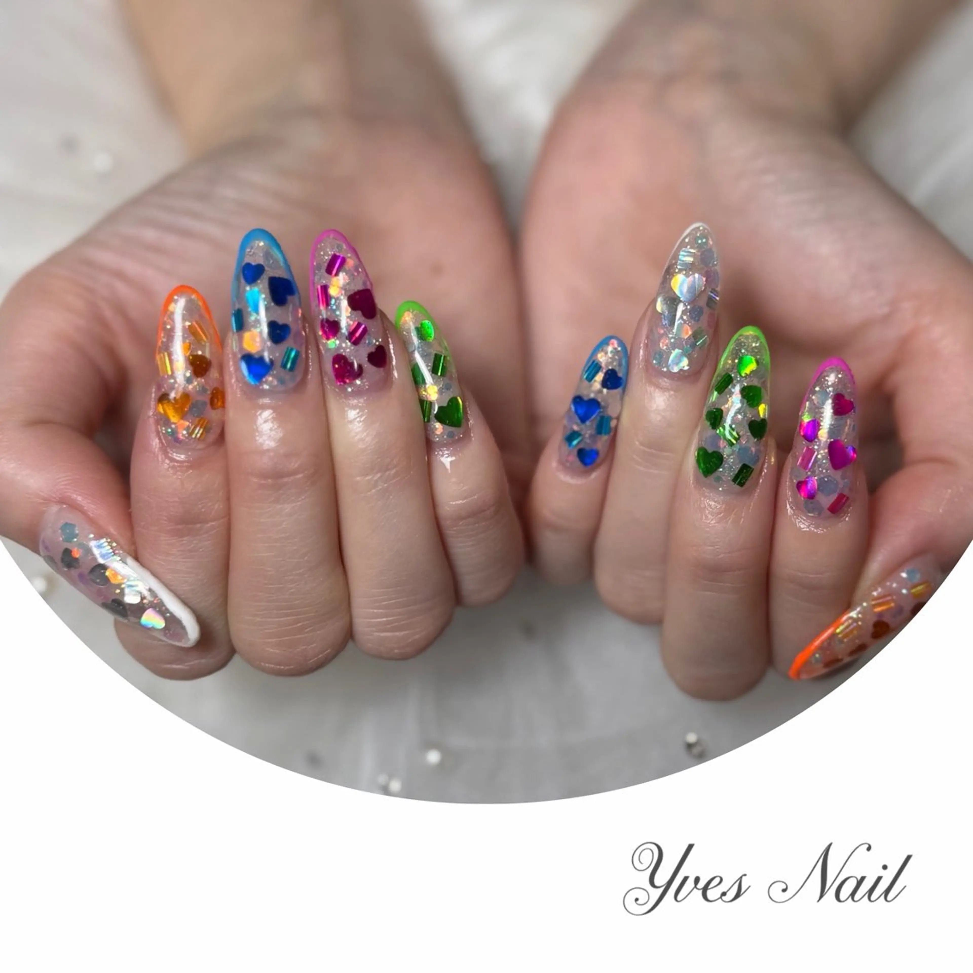 ネイル キラキラネイル ハンドネイル kanno yのネイルデザイン