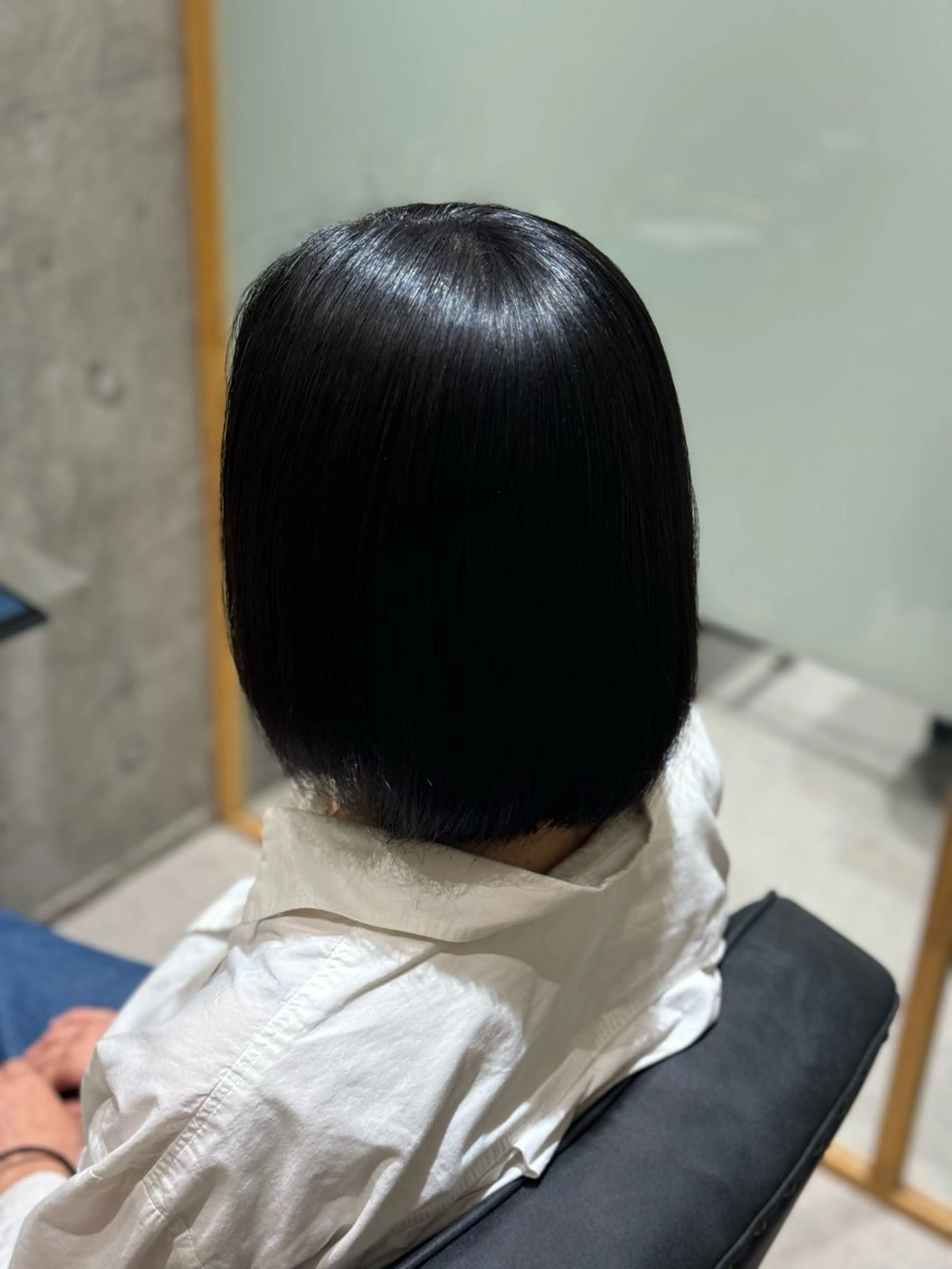 ミディアム カット 縮毛矯正 黒島優香🦋 /縮毛矯正/髪質改善のヘアスタイル