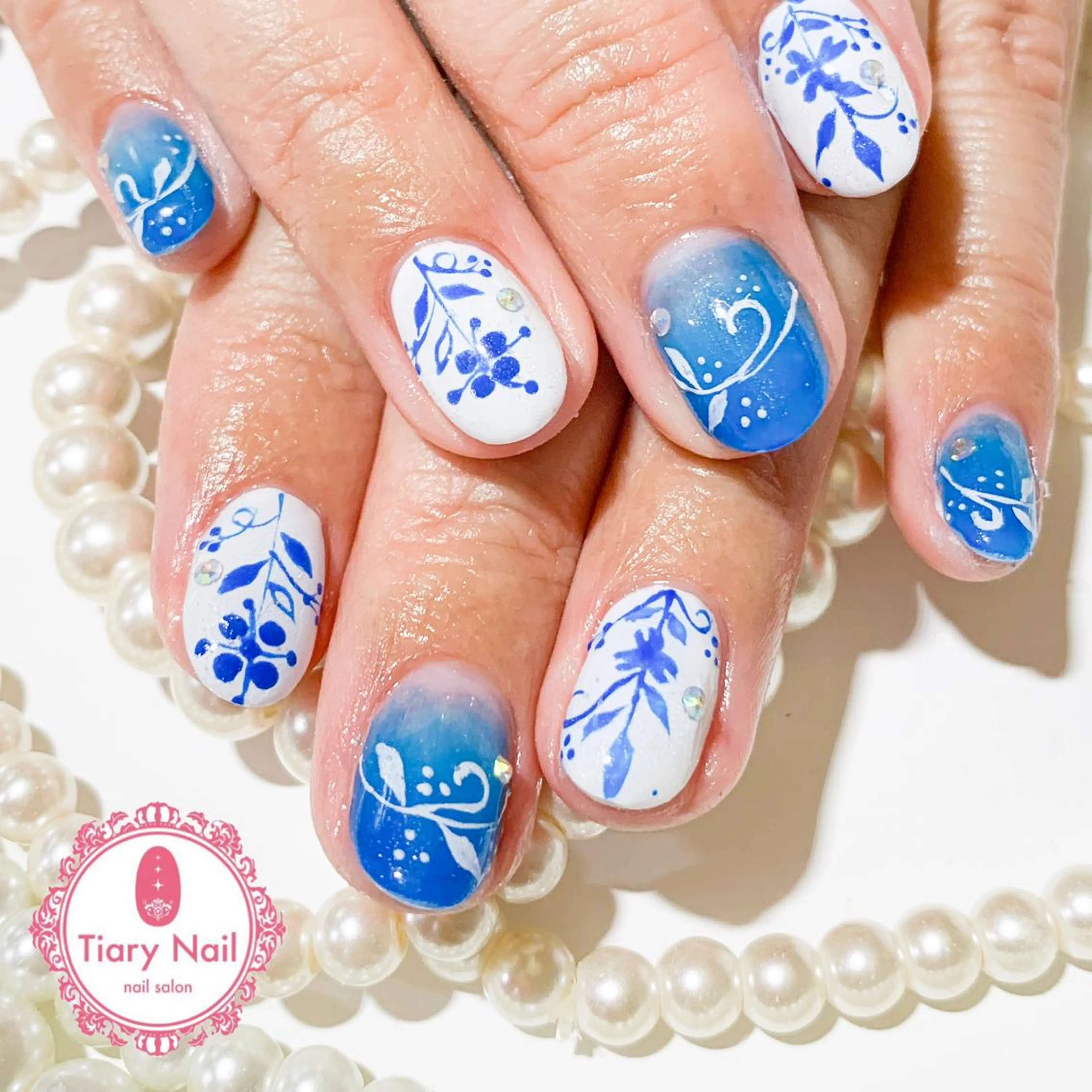 ネイル ハンドネイル 💗🪽Tiary Nail🪽💗のネイルデザイン