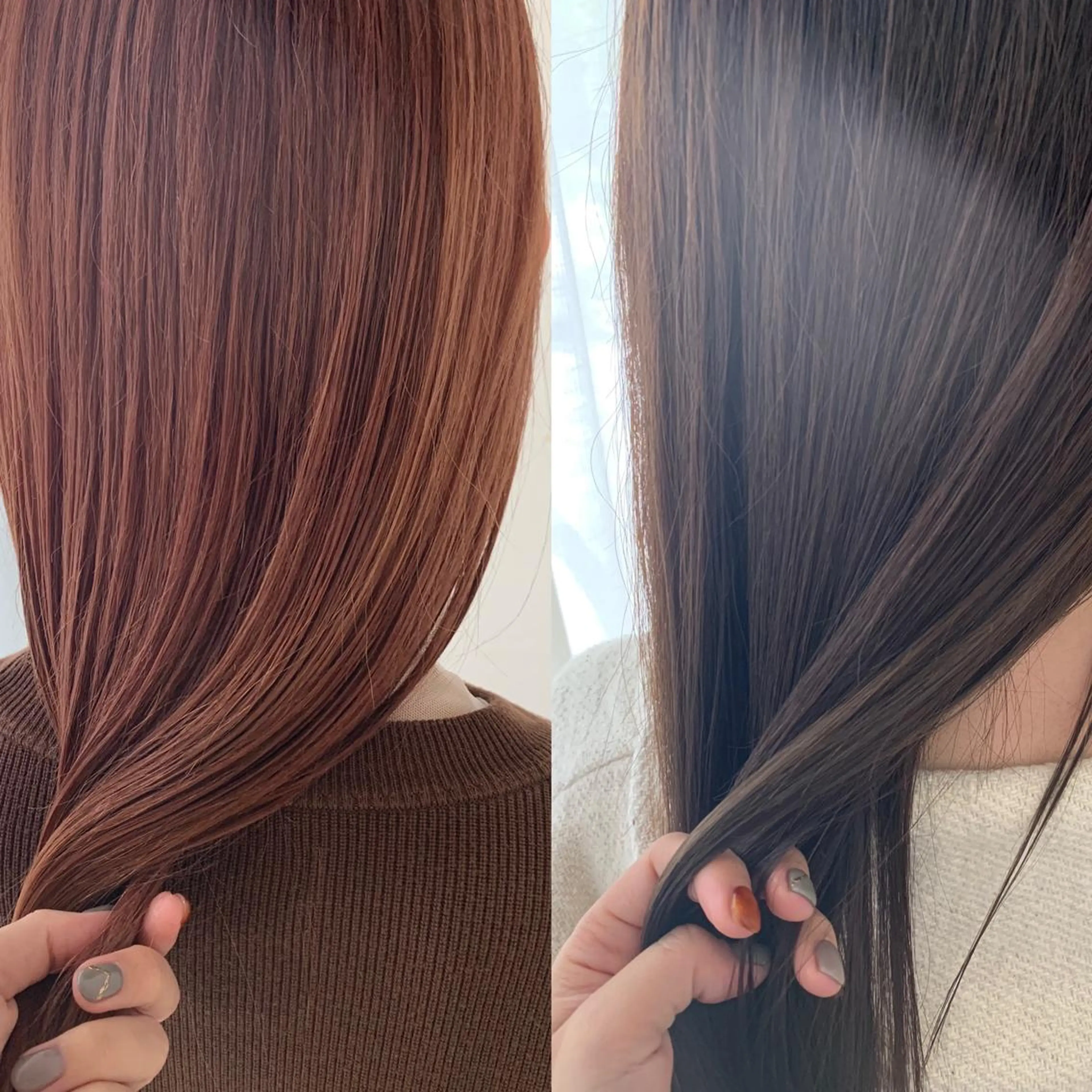 ロング カラー カット ヘアカラー fio マナミのヘアスタイル