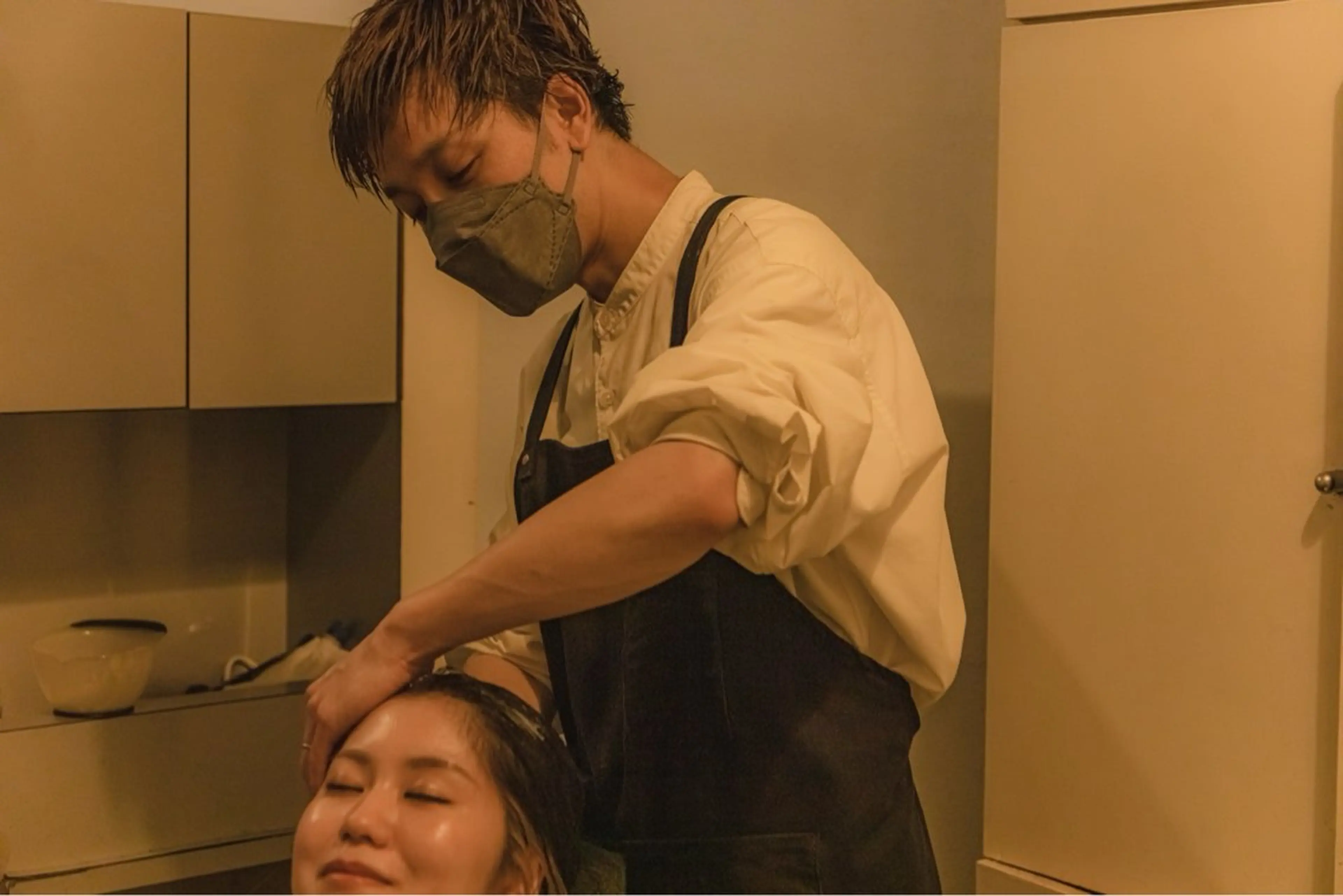 平日20：30​〜​1組様限定！男性スパニストによる極上ヘッドスパコース。メニュー構築期間により格安にてご提供致します。の写真