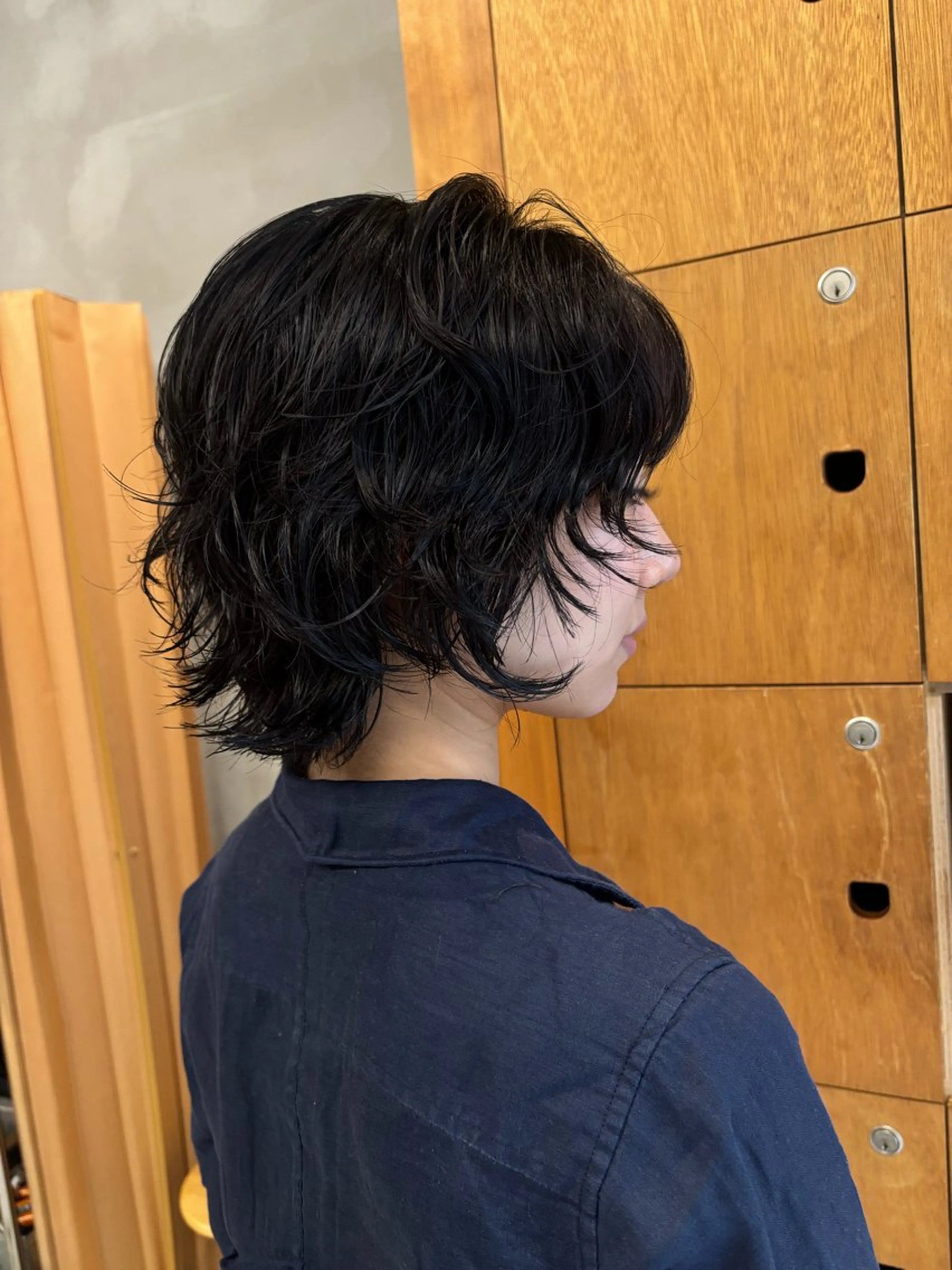 ショート パーマ カット パーマ トリートメント wewe: momoeのヘアスタイル