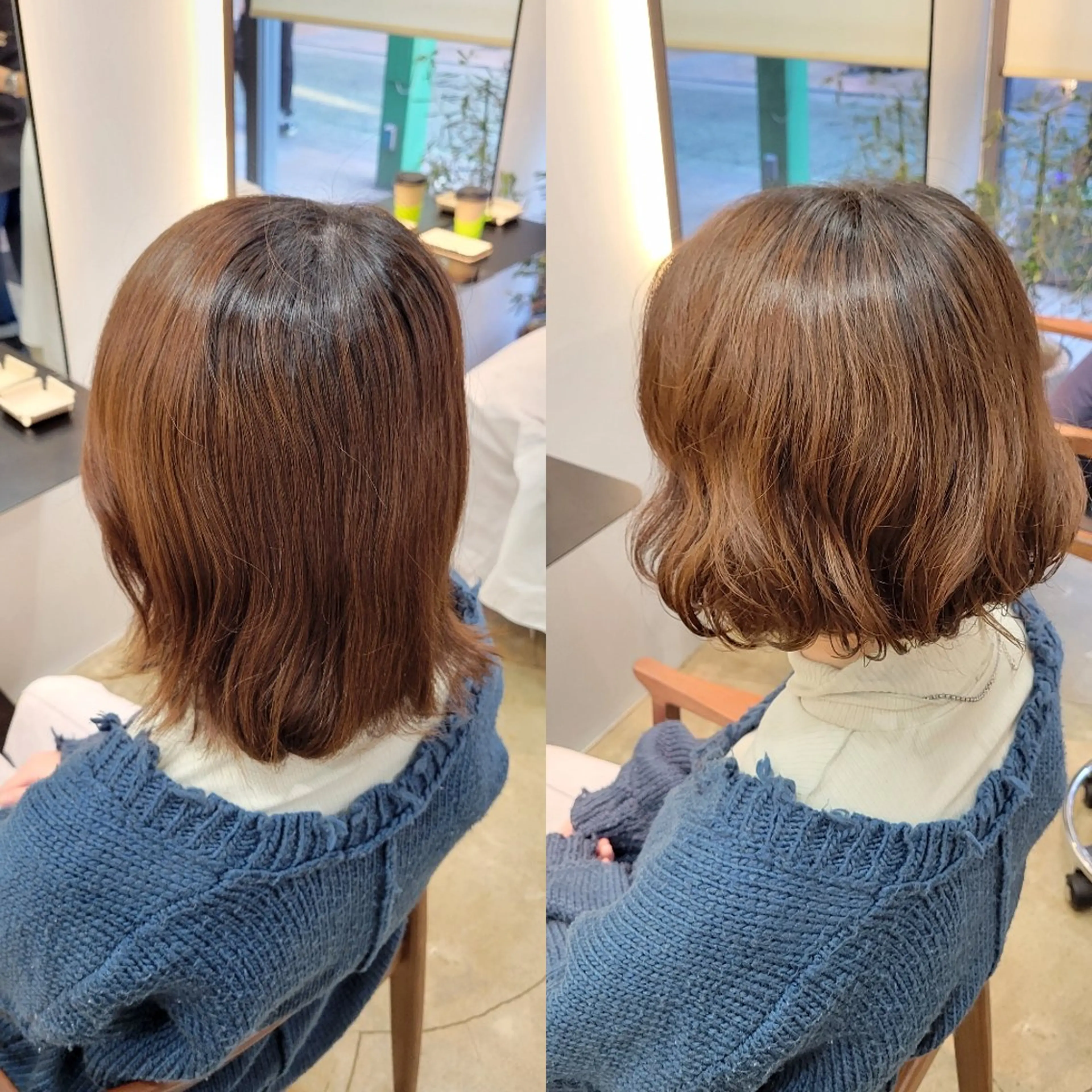 ミディアム ミディアムパーマ 野村 果音(カノン)のヘアスタイル