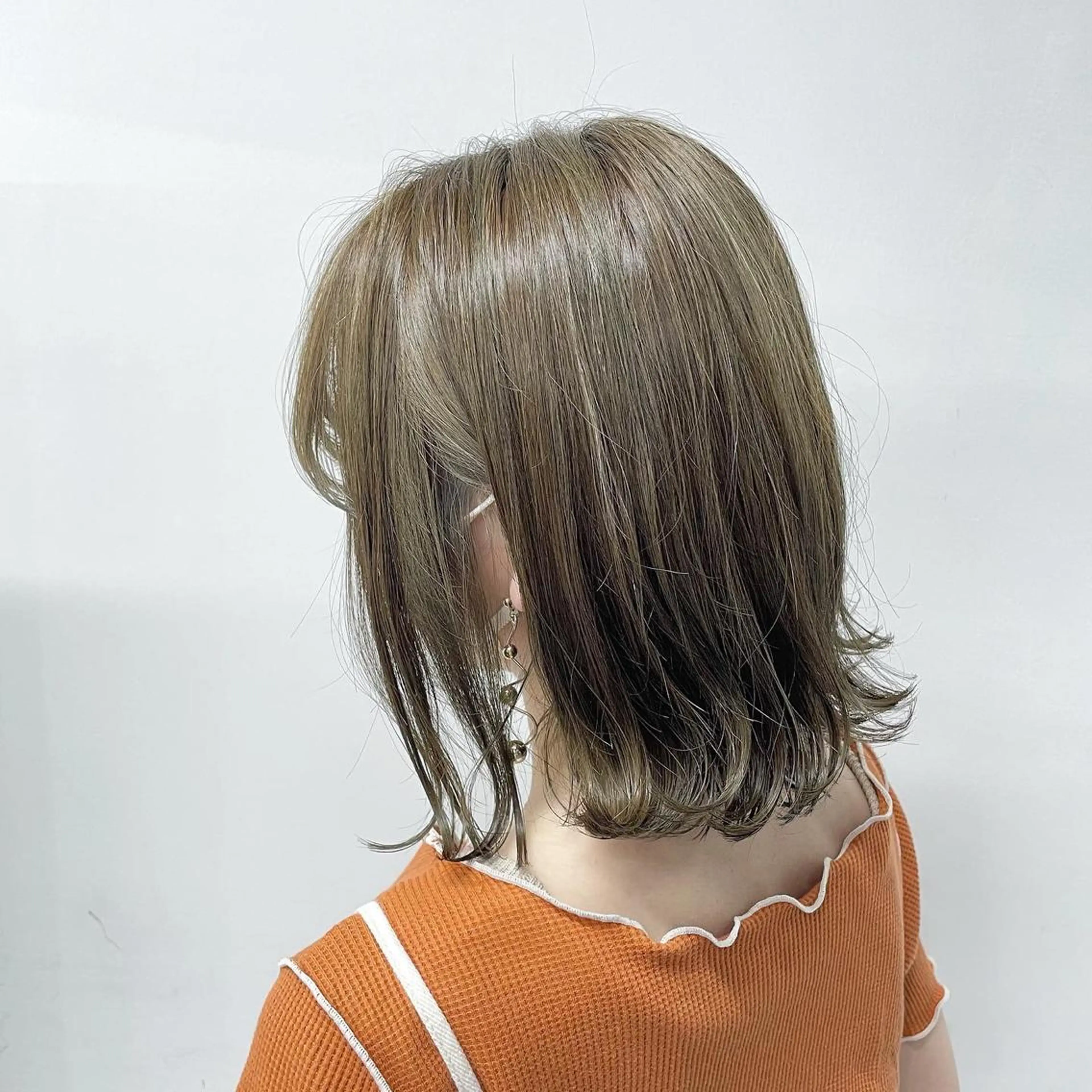 ミディアム カラー ヘアカラー トリートメント ヘアセット 赤み消しカラー 🍀JUNKIのヘアスタイル
