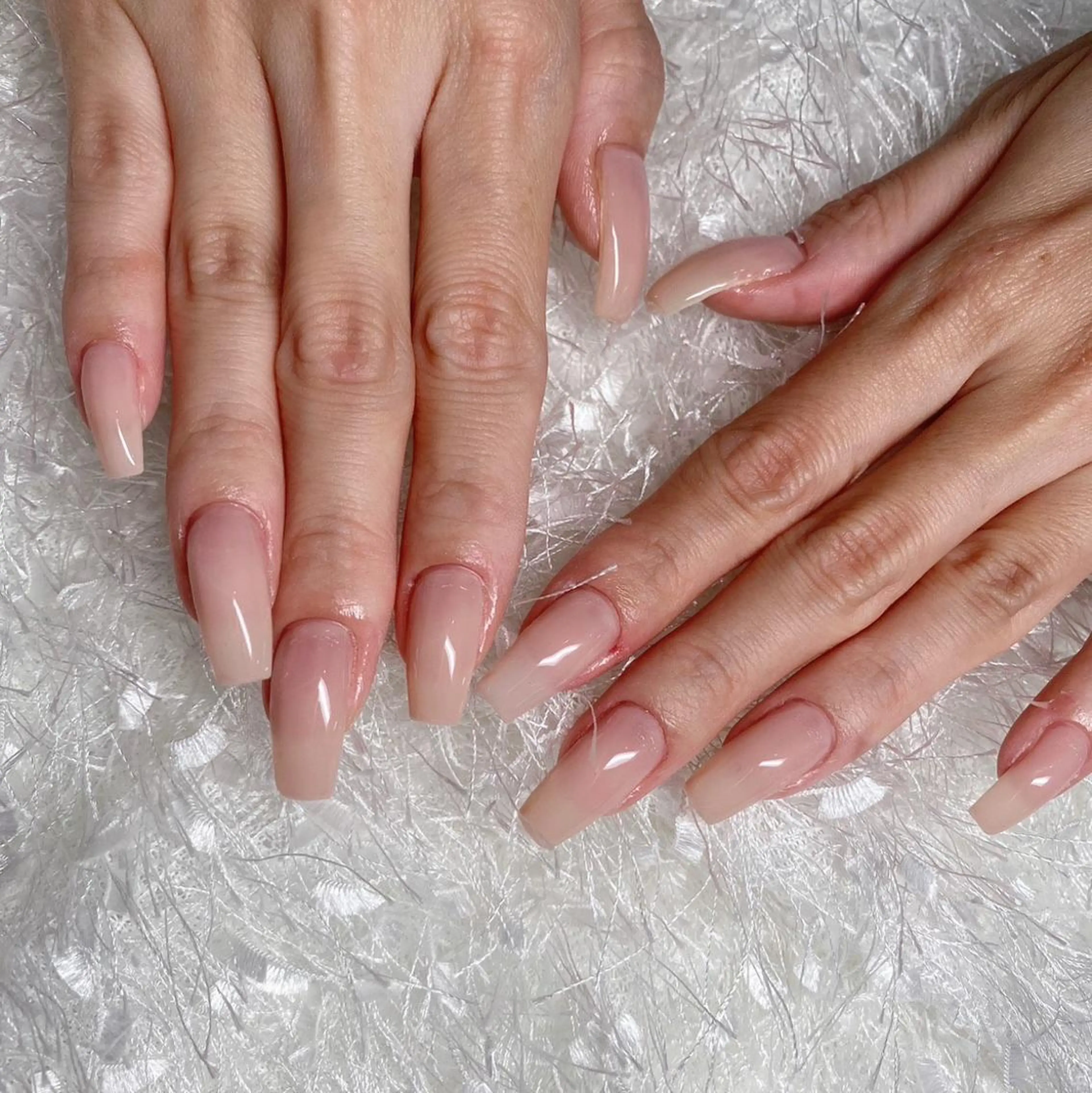 ネイル 長さ出し ジェルネイル グラデーション 韓国ネイル マグネットネイル ハンドネイル Nail&eye Belire 新宿のネイルデザイン