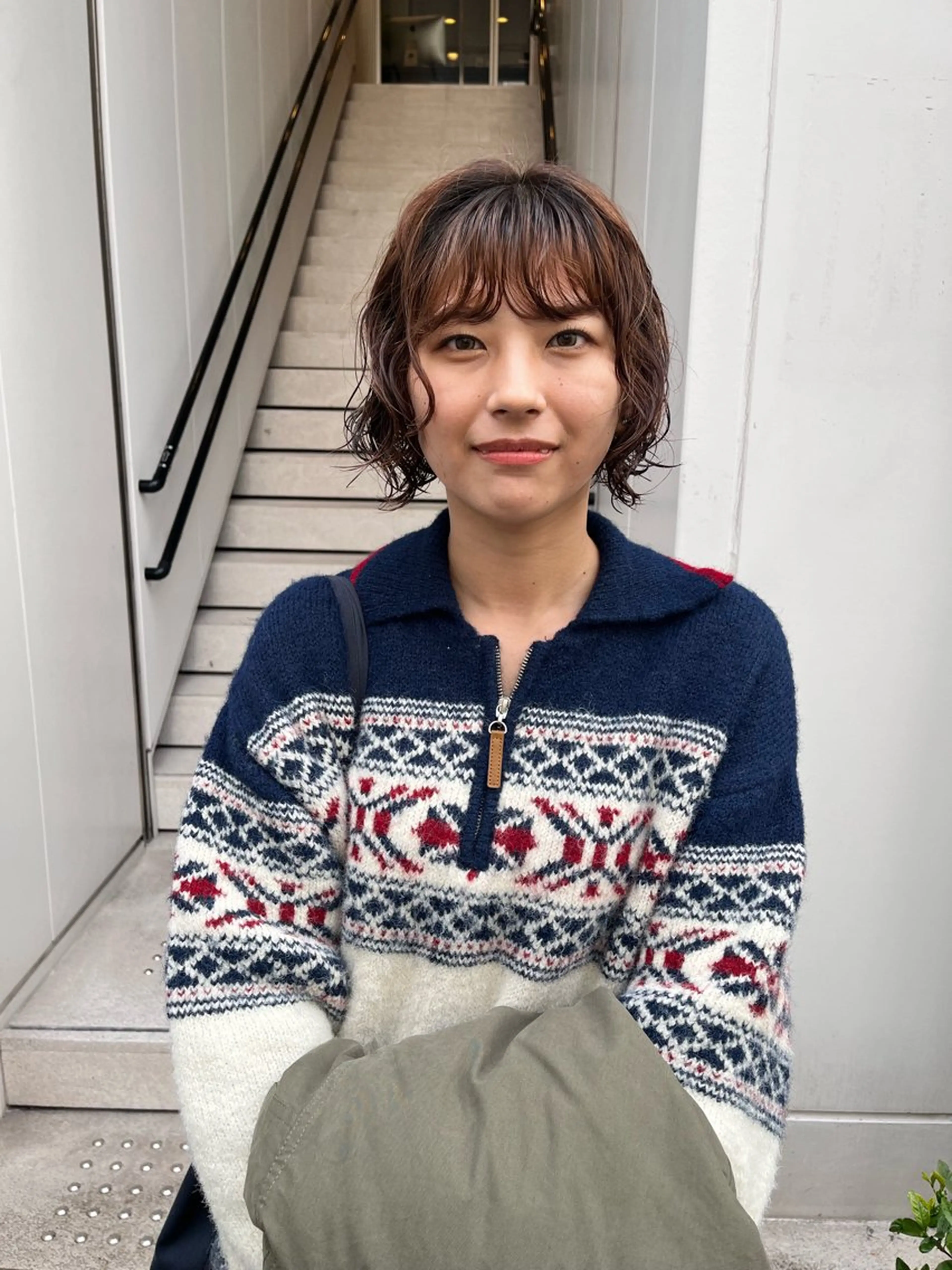 ショート パーマ ボブ カット パーマ ショート/パーマ/ カラー/FUKOのヘアスタイル