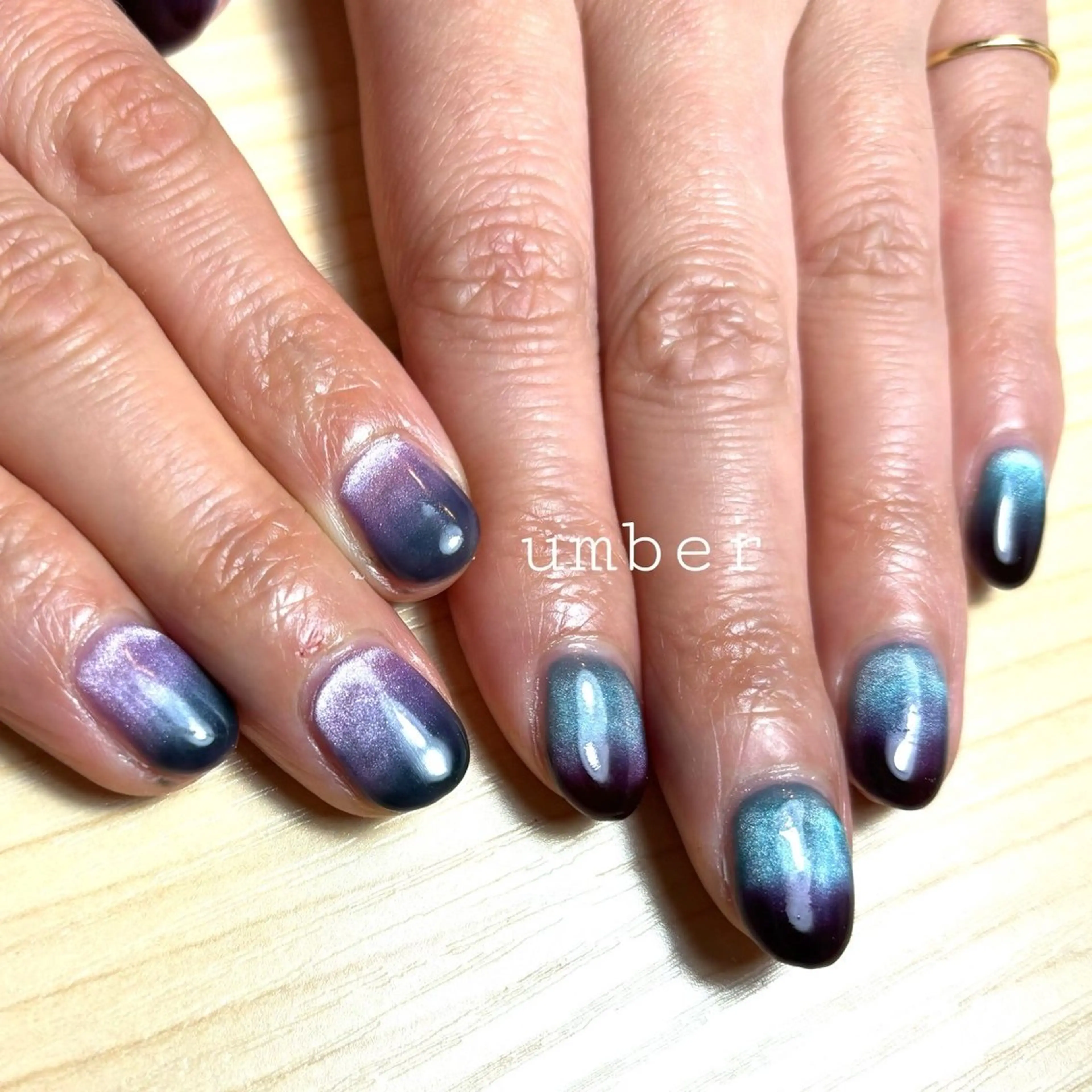 ネイル ハンドネイル umber 三茶1分のネイルデザイン