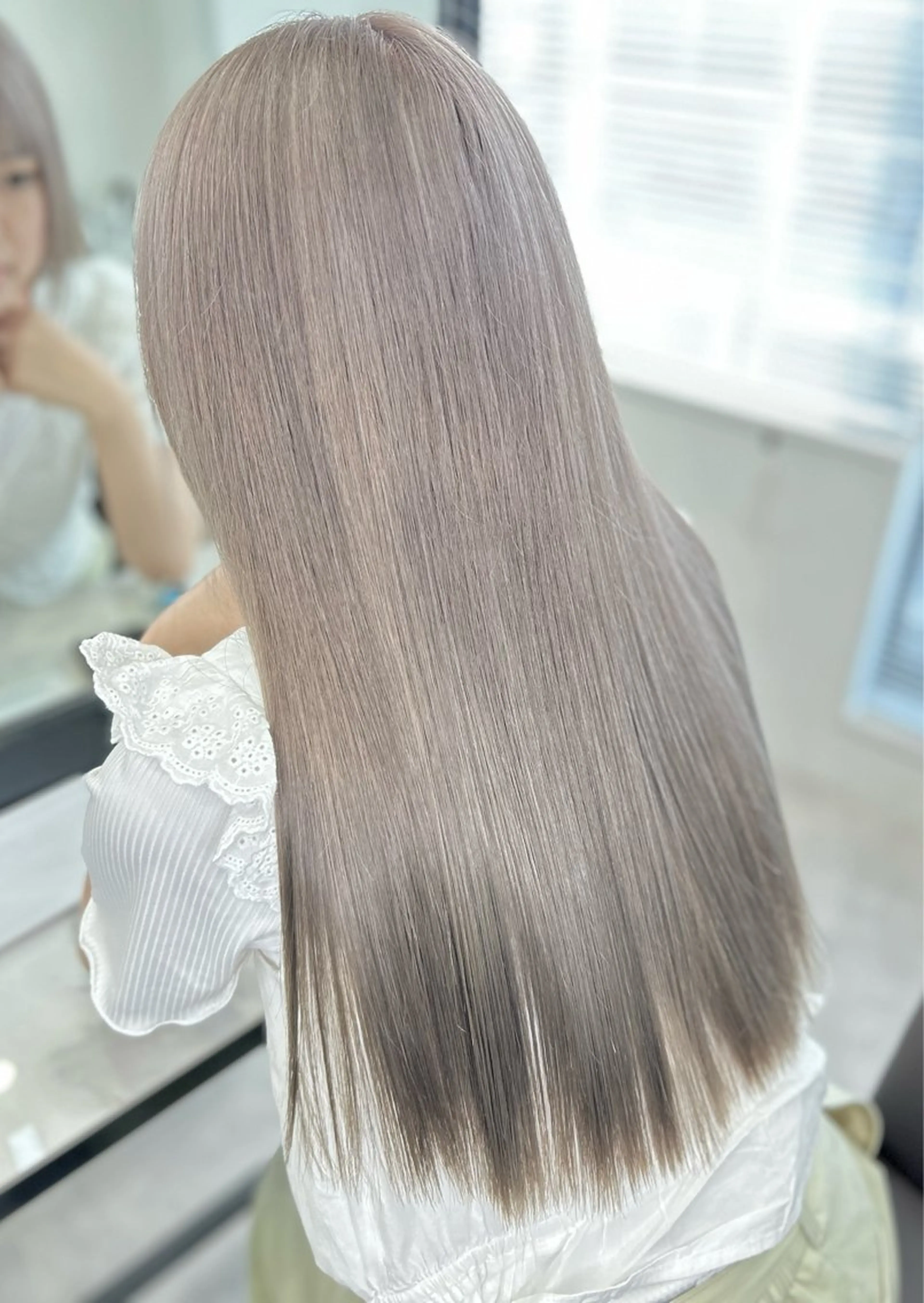 ロング シールエクステ エクステ 外国人風カラー 髪質改善 韓国風ヘア ヘアカラー 【elyts】 𝑲𝑶𝑼𝑲𝑰のヘアスタイル