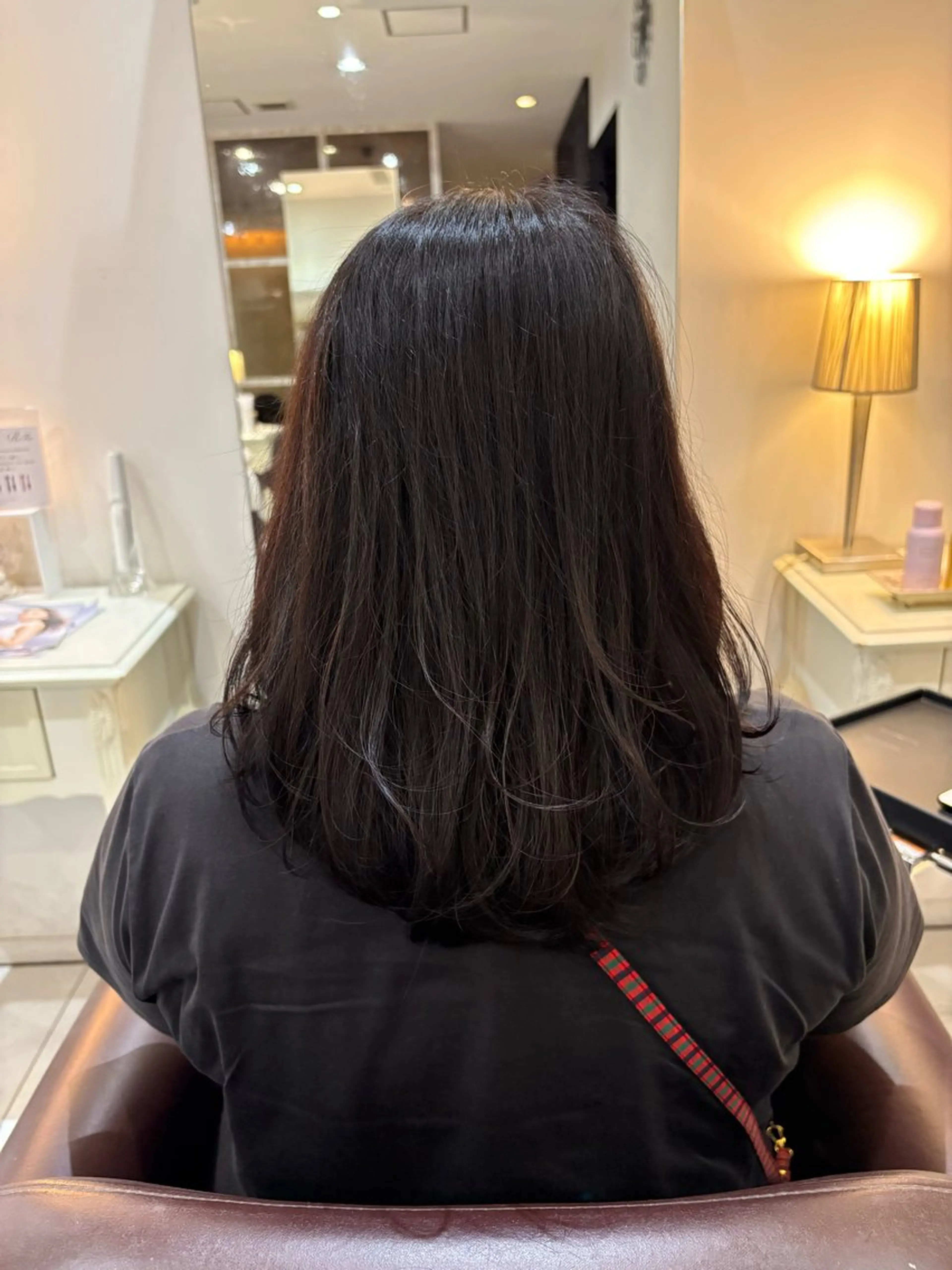 ミディアム 福本 聖海のヘアスタイル