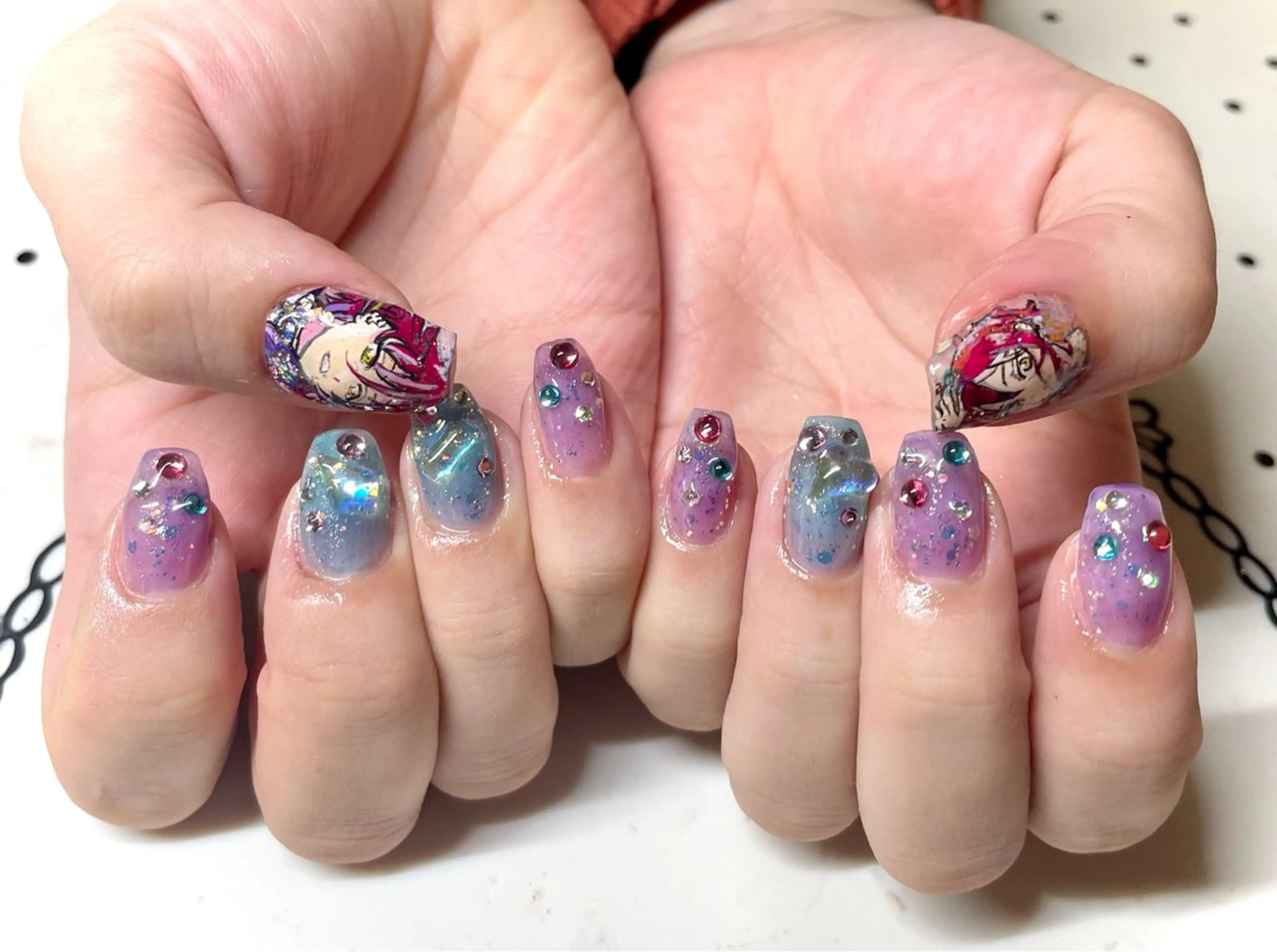 ネイル アートネイル 持ち込み nailsalon sugarr所属・nailist cocoのネイルデザイン