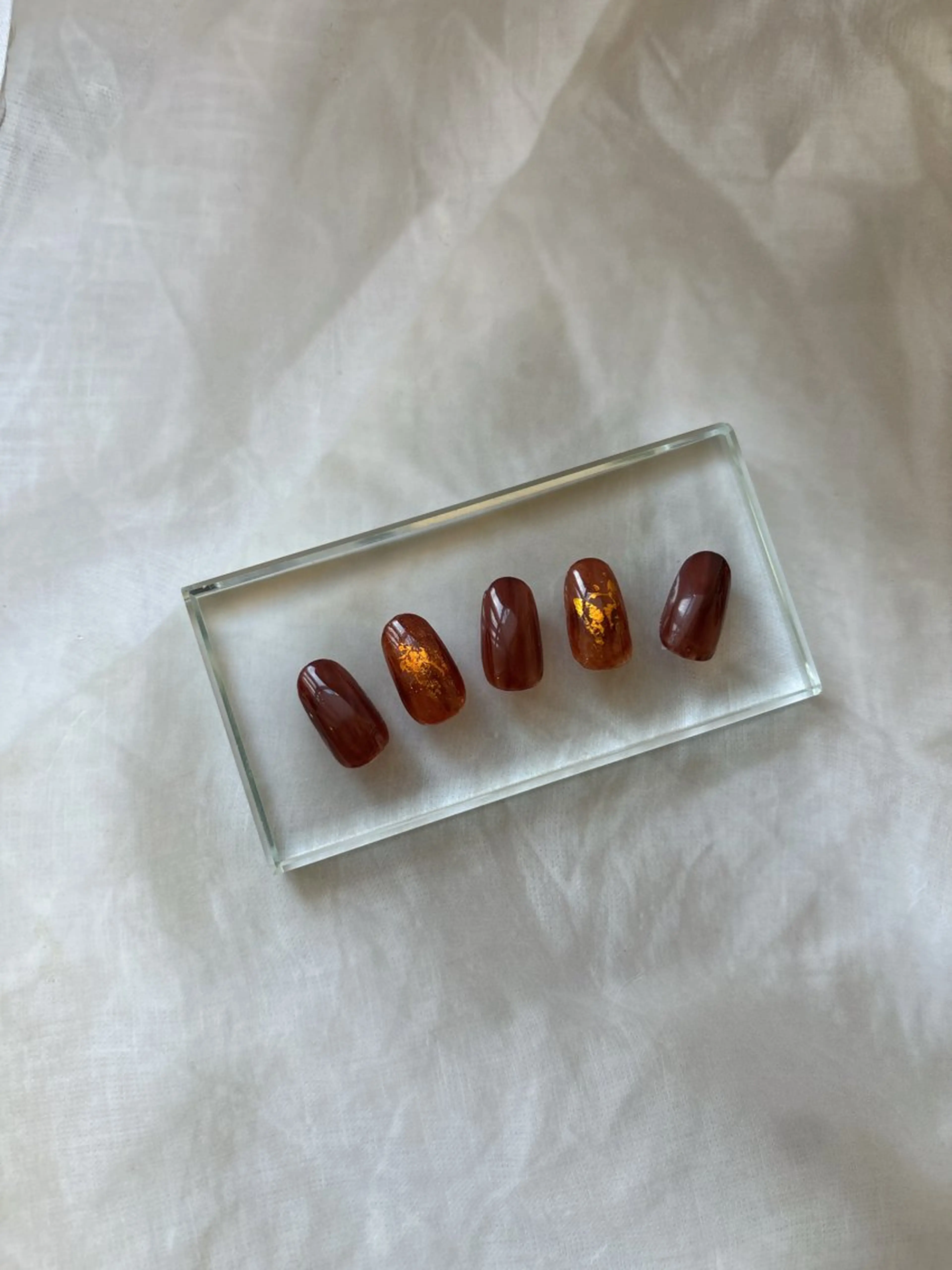 ネイル べっ甲ネイル Private nail salon n+【エヌプラス】所属・大島 心花のネイルデザイン