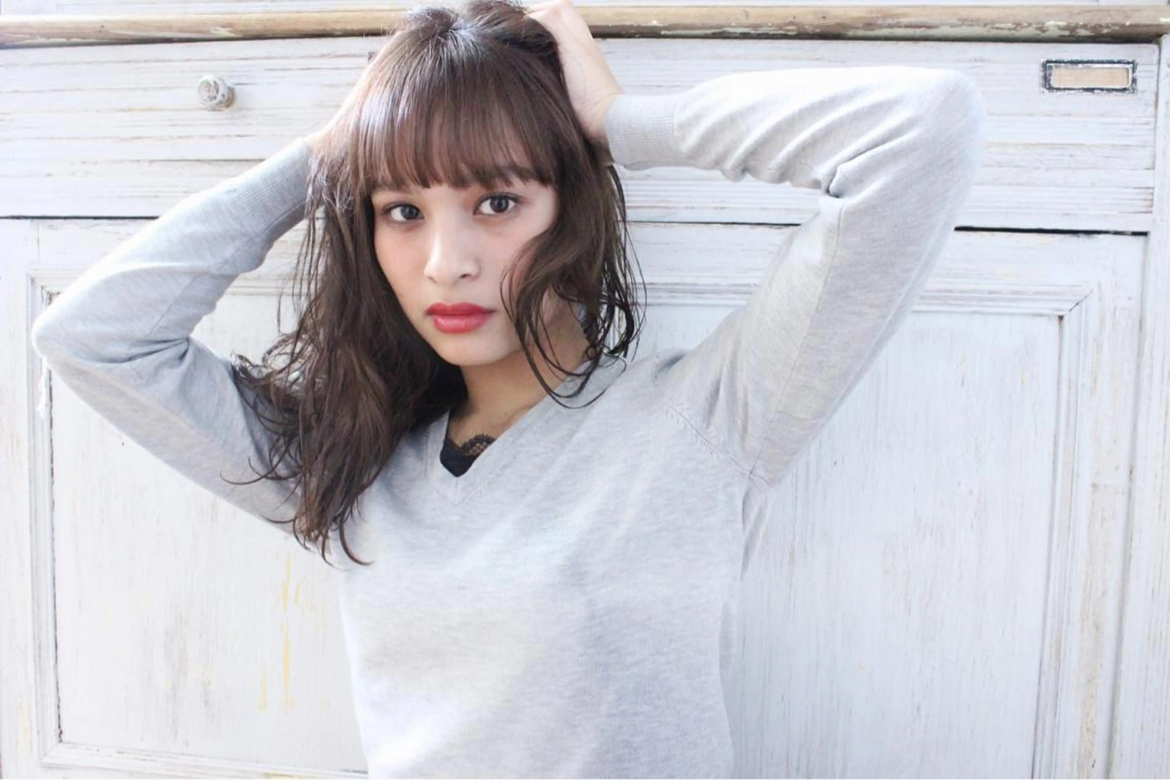 セミロング カラー パーマ ooit 【オーイット】のヘアスタイル