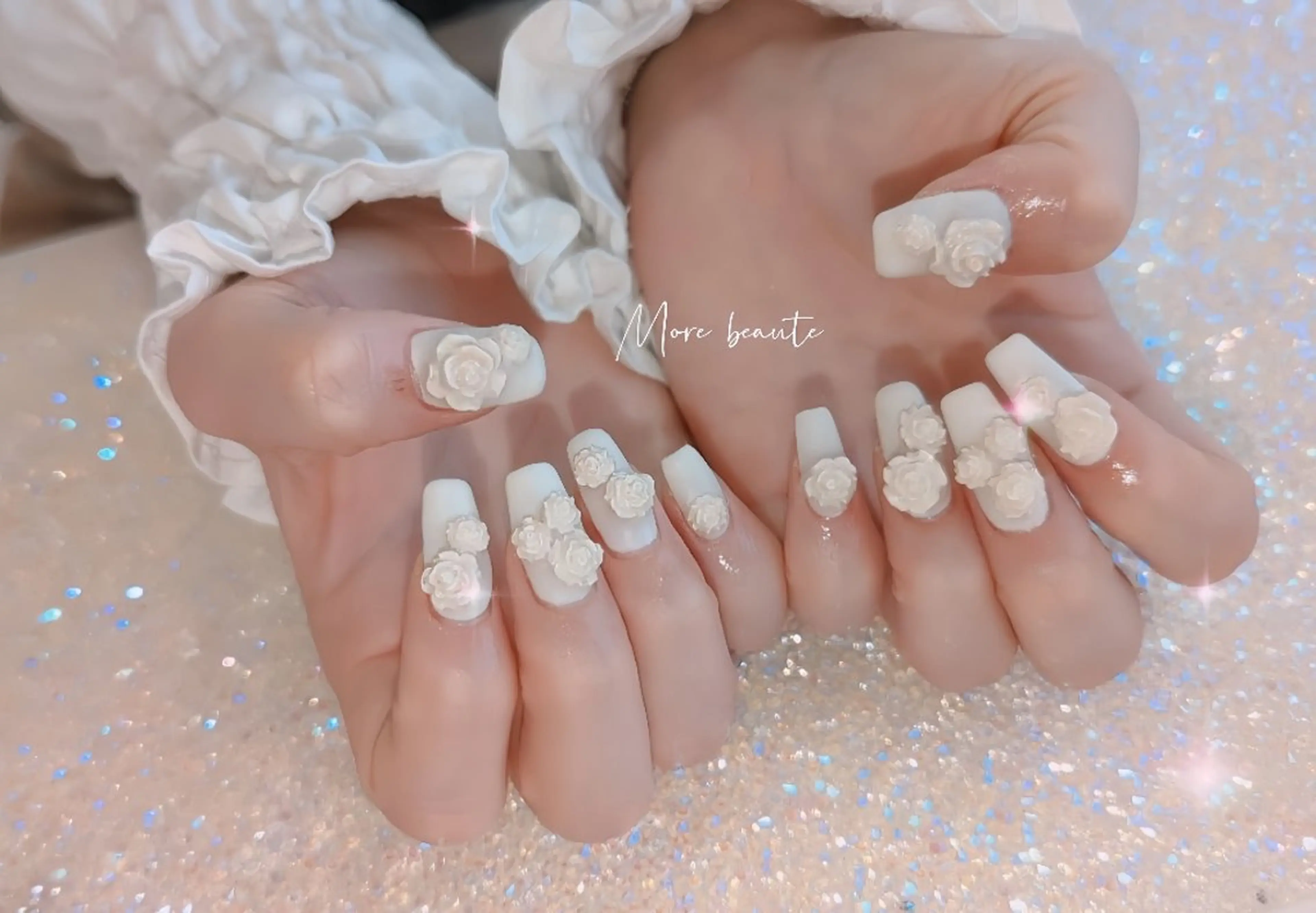 ネイル アートネイル ジェルネイル ハート 韓国ネイル マグネットネイル ハンドネイル I LOVE ME NAIL.｡.:*♡のネイルデザイン