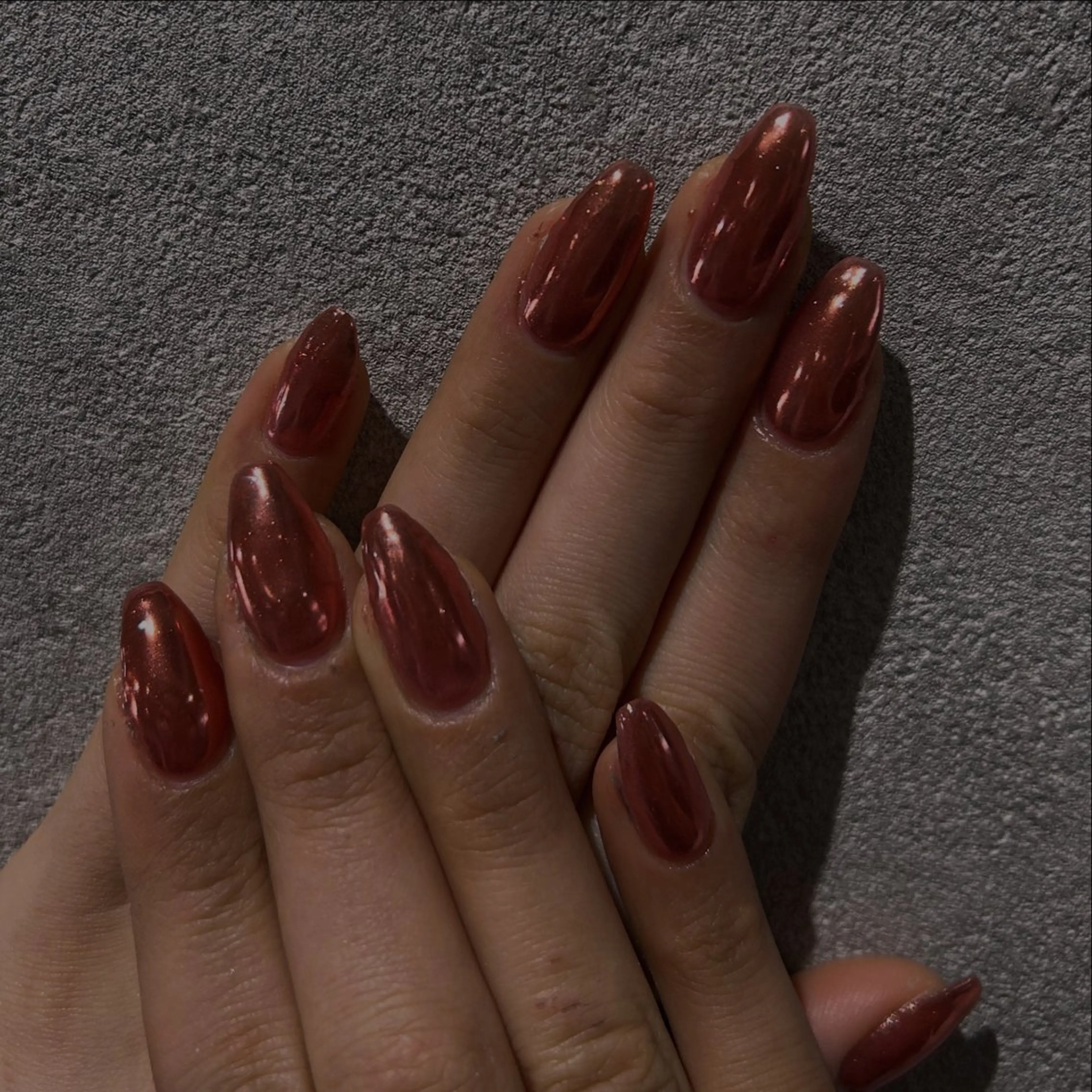 ネイル ミラーネイル 大山 なつみのネイルデザイン