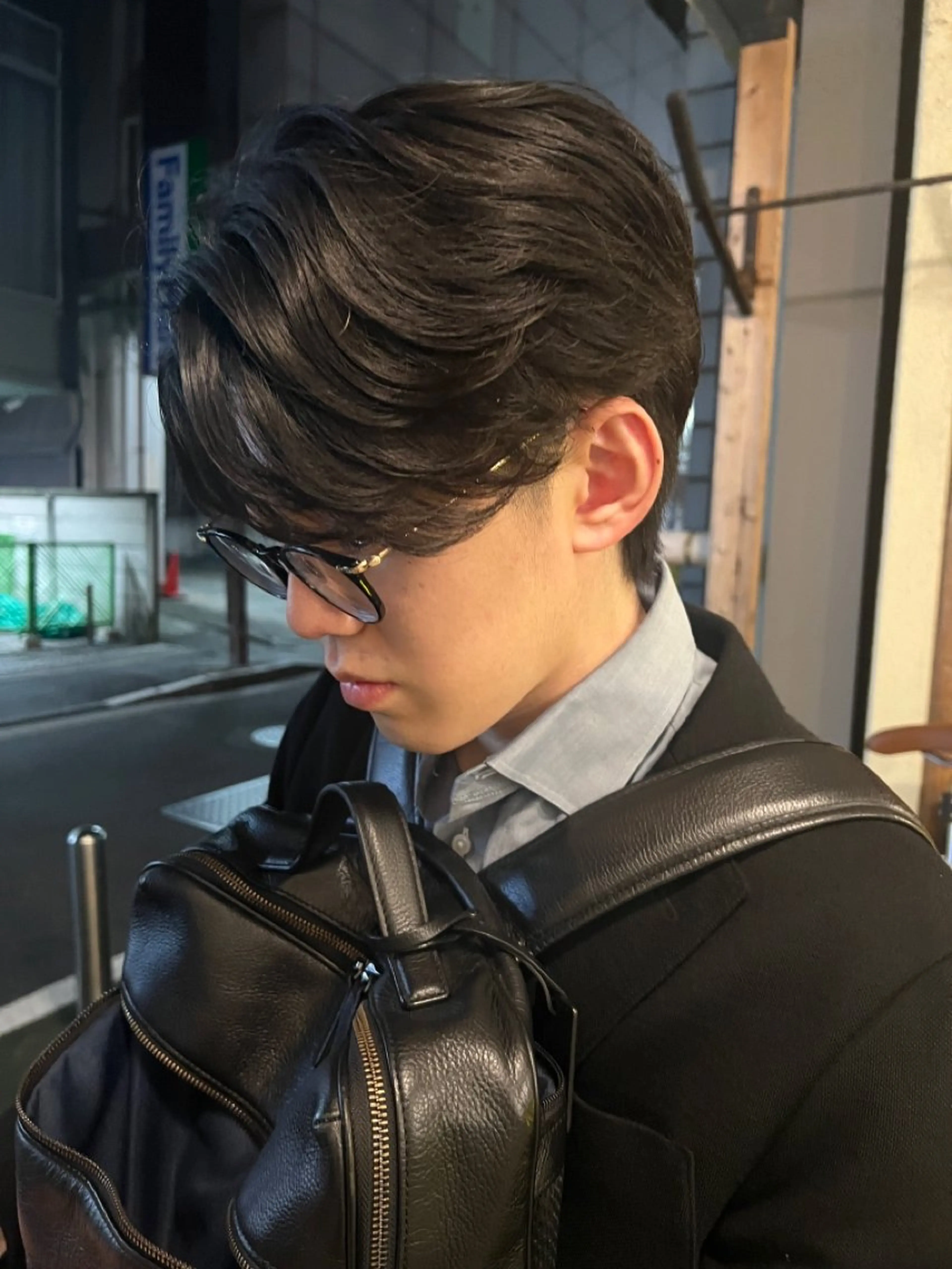 メンズ カット パーマ e’s鎌倉所属・藤本 豪海のヘアスタイル