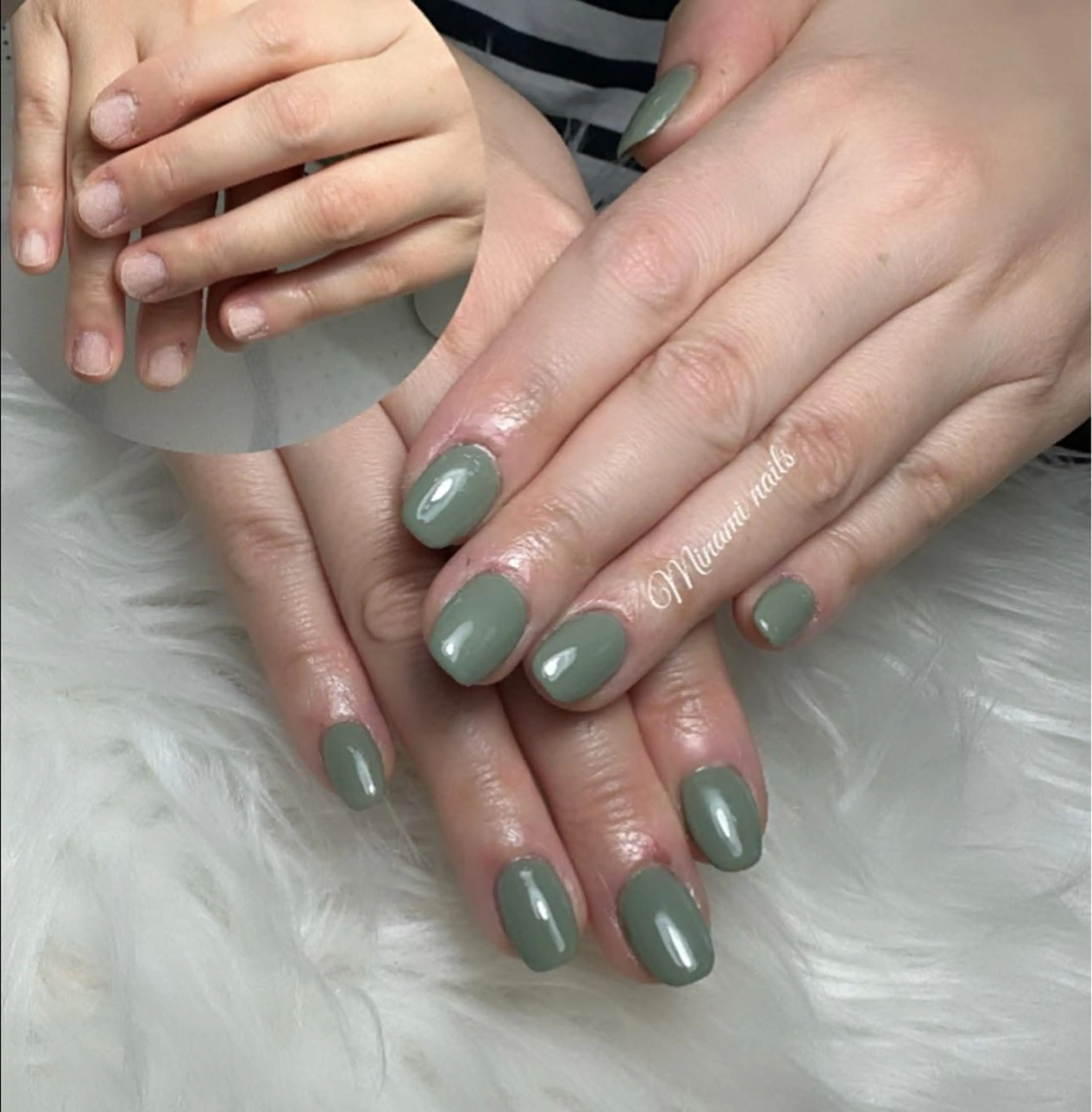 ネイル アートネイル オーロラネイル ガーリー キラキラネイル 韓国ネイル Minami Nailsのネイルデザイン