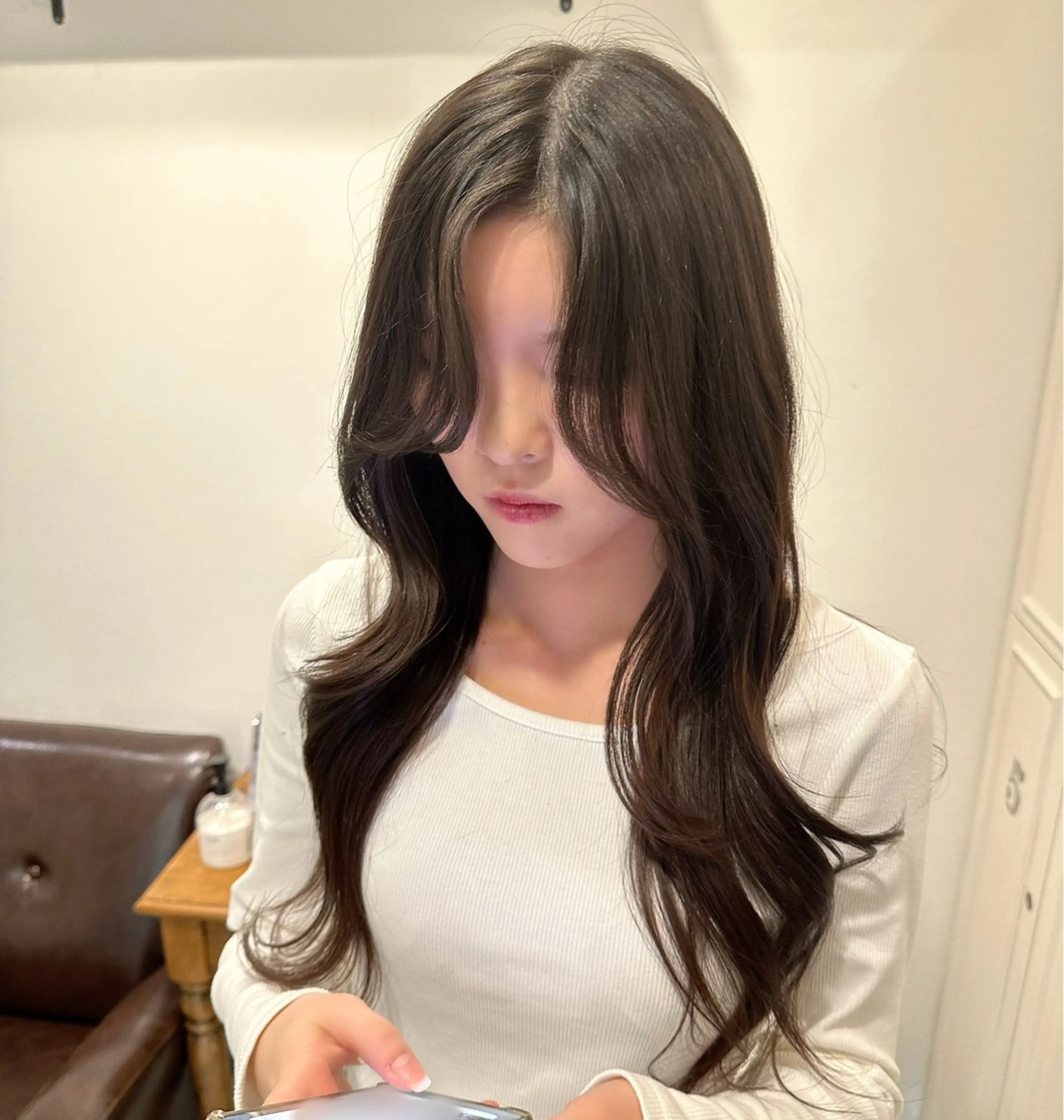 ロング くびれヘア ハイレイヤー レイヤーカット ロング nana 韓国スタイル🇰🇷のヘアスタイル