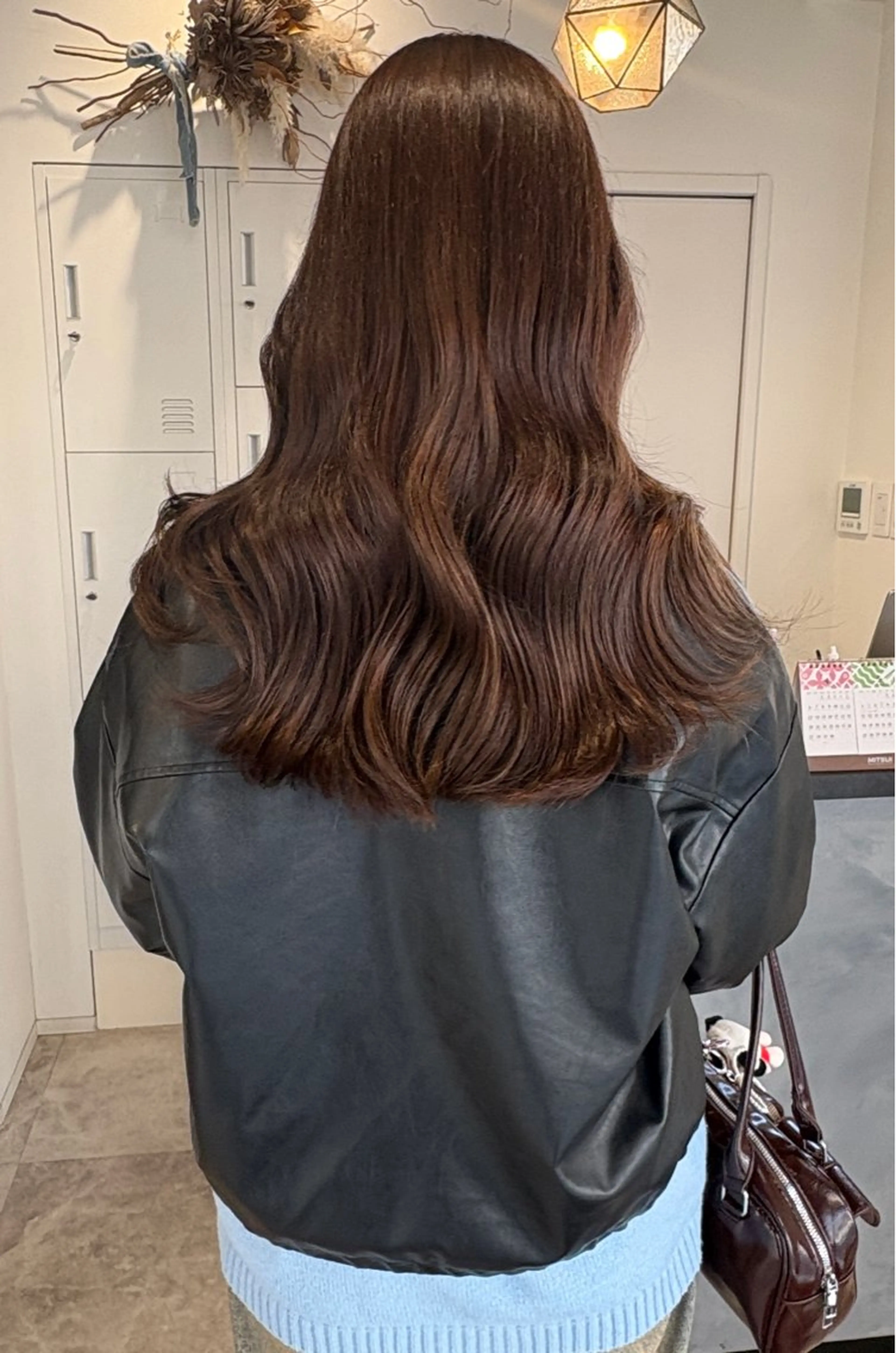 セミロング カラー ココアグレージュ グレージュ 河野いずみ レイヤー/ボブ 🤍のヘアスタイル