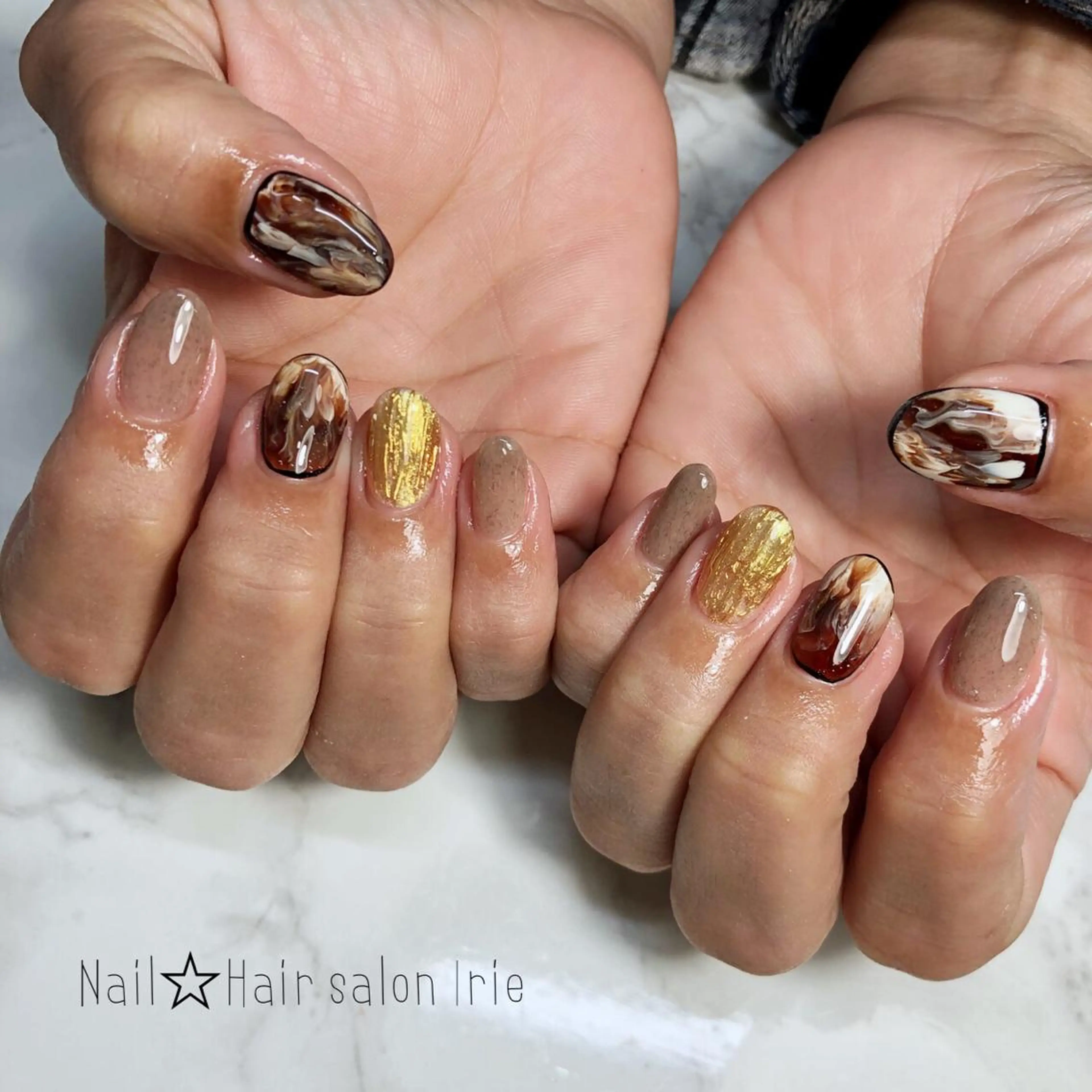 ネイル Hair salon Irie所属・與儀 知佳のネイルデザイン