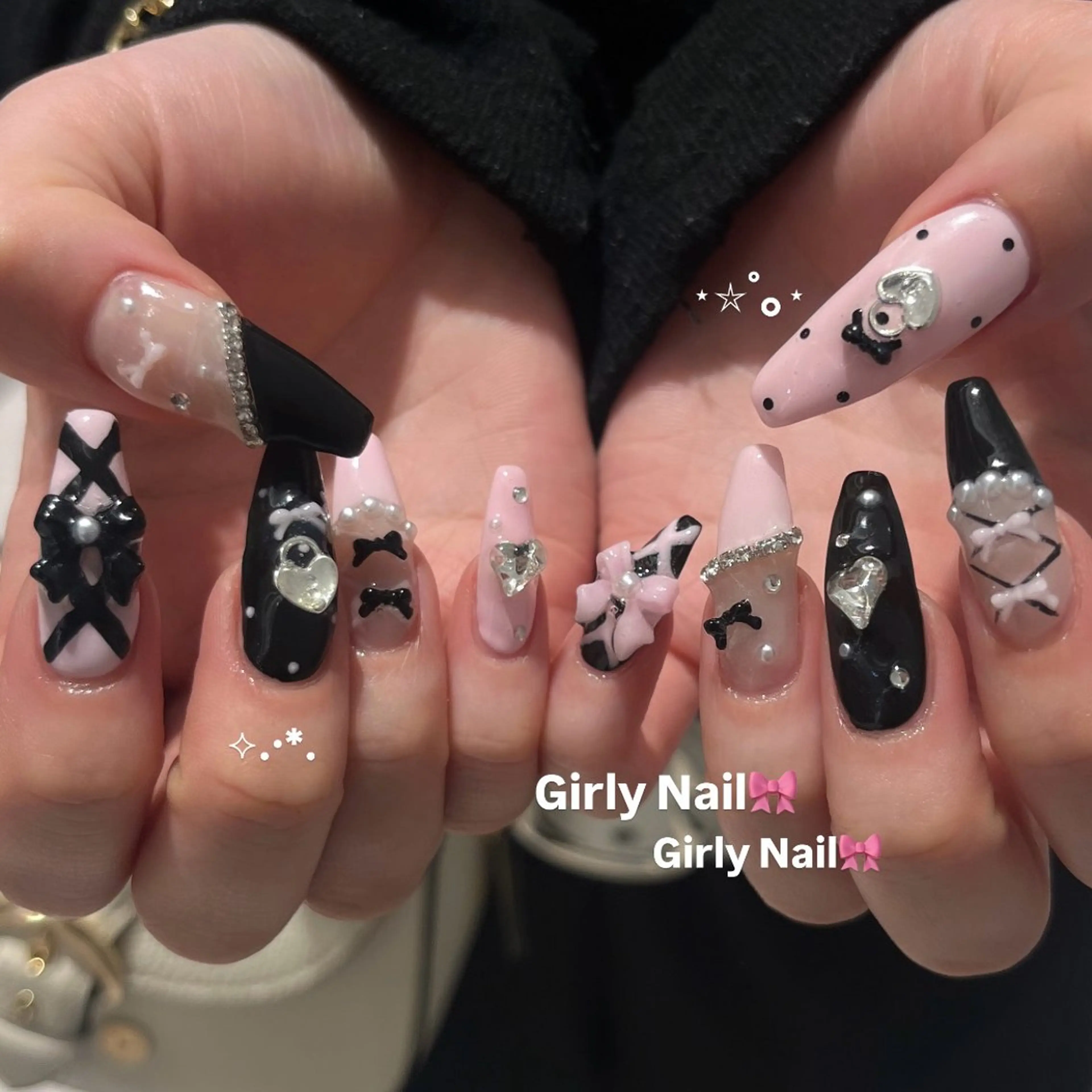 ネイル ガーリー ハンドネイル Ibuki 🎀仙台パルコ🎀のマツエク・マツパデザイン