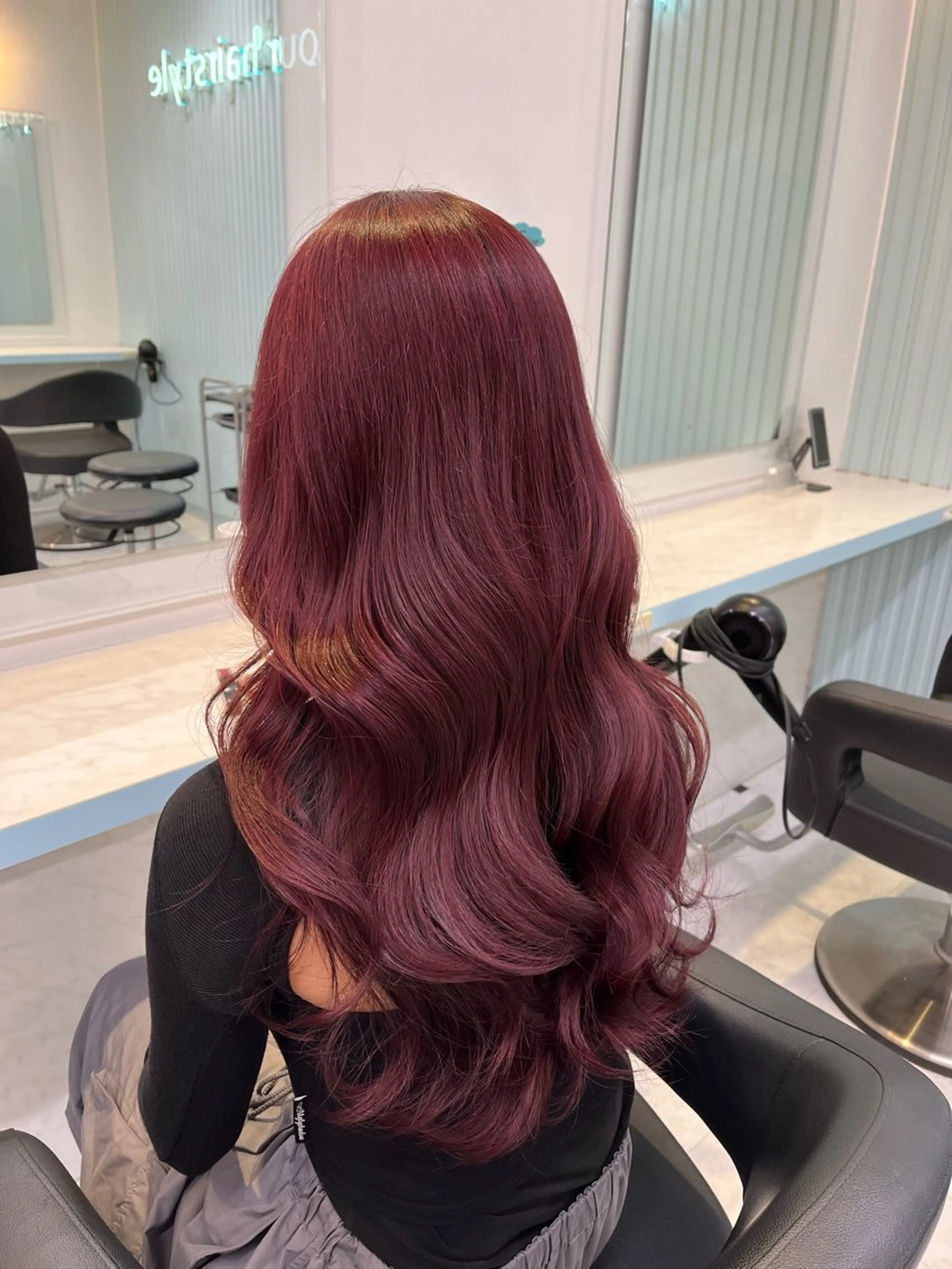 ロング カラー ヘアカラー トリートメント ブリーチカラー 🩵MIZUKIのヘアスタイル