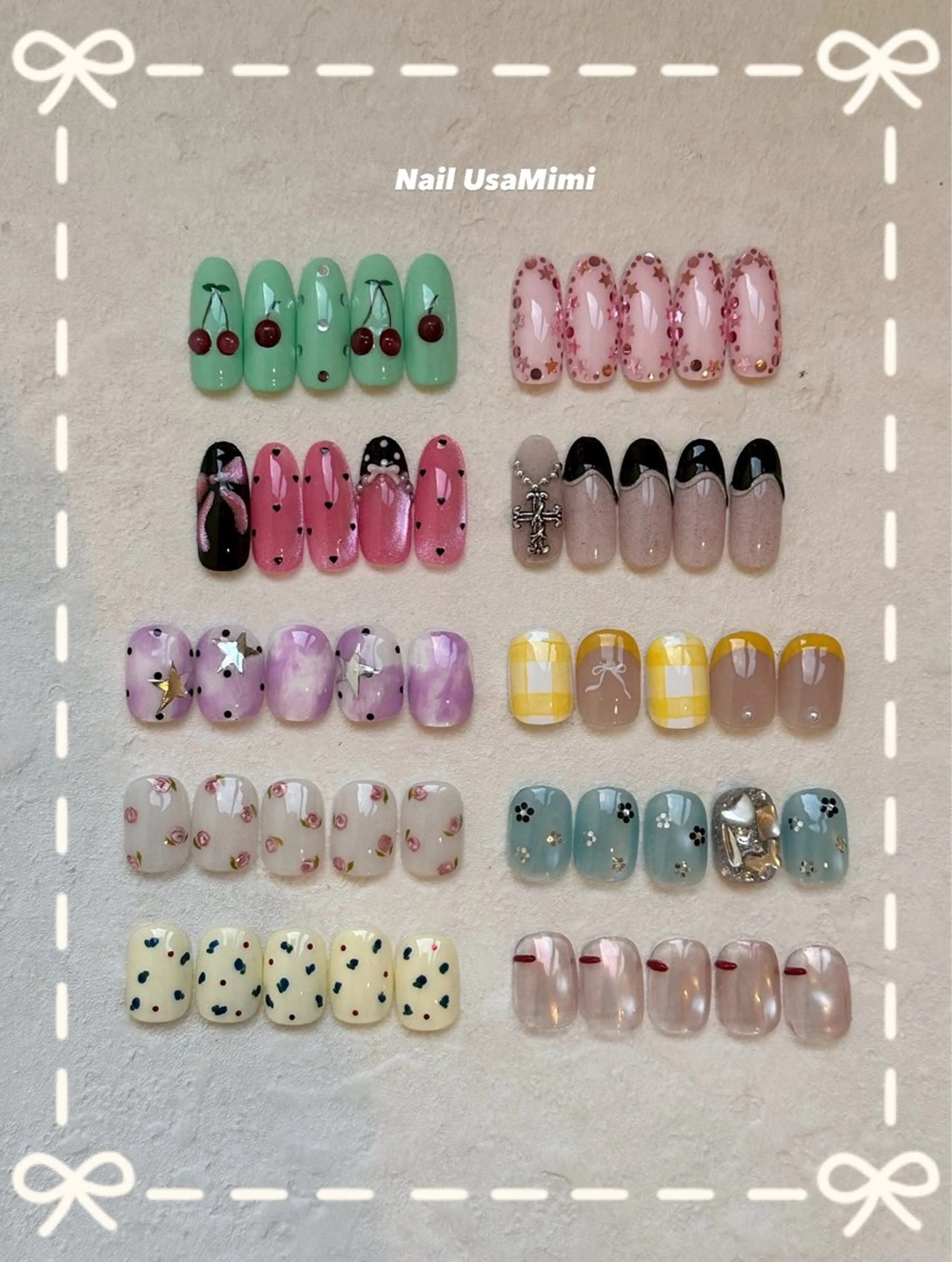 ネイル アートネイル ハンドネイル 本町NailUsaM imi KEINAのネイルデザイン