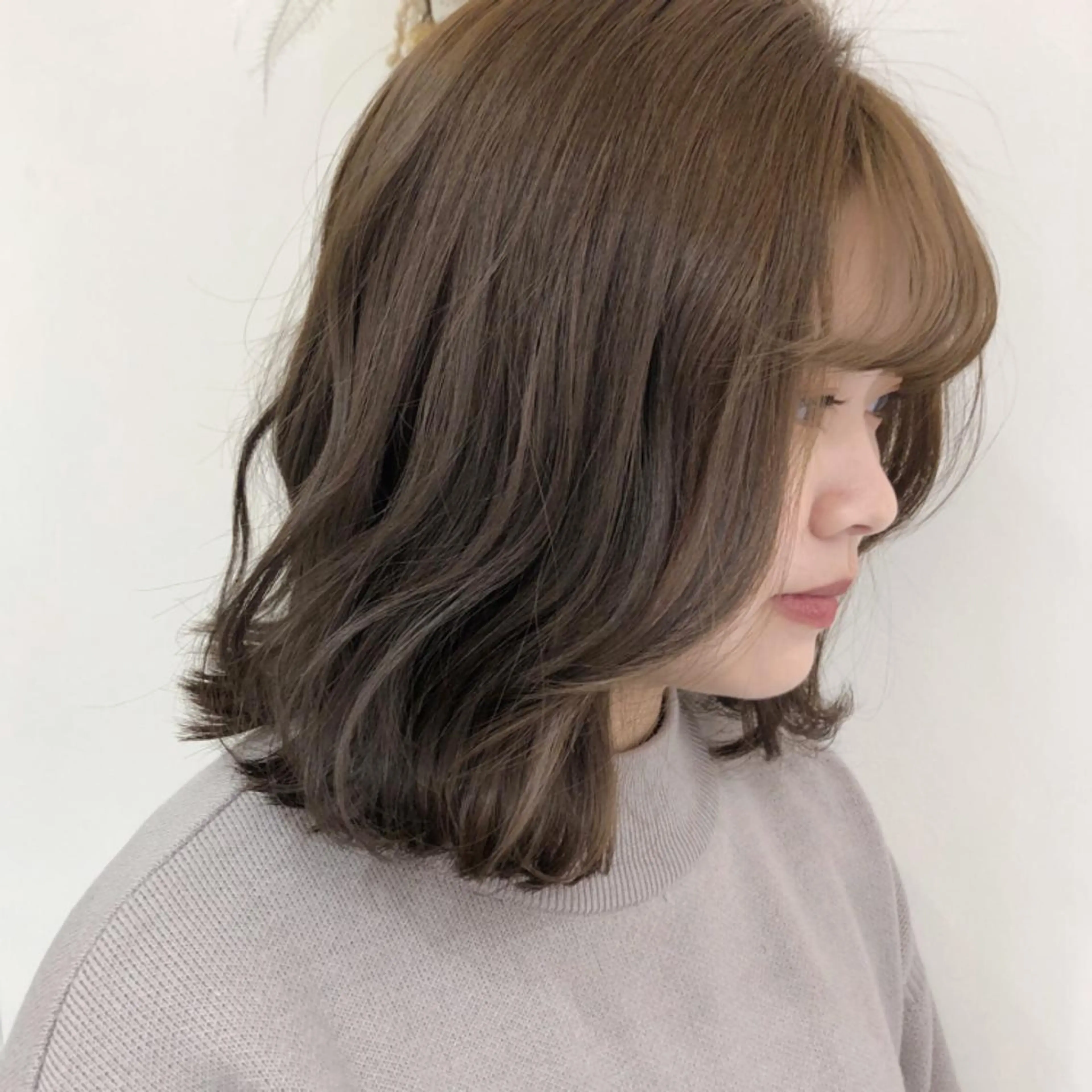 ミディアム カラー 【髪質改善】 梅田　聡のヘアスタイル
