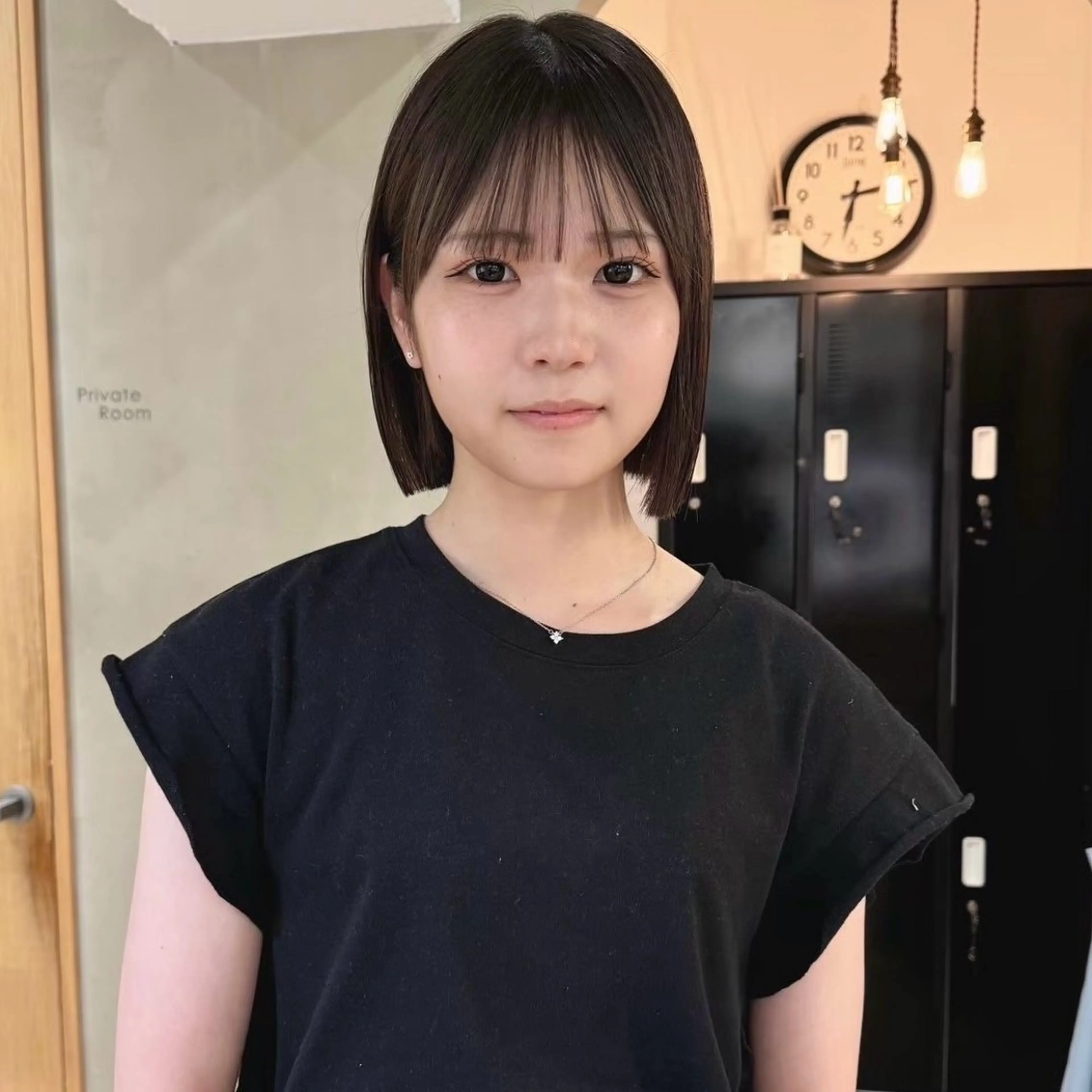 ミディアム ボブ レイヤーカット/暖色 カラー/mao🎀のヘアスタイル