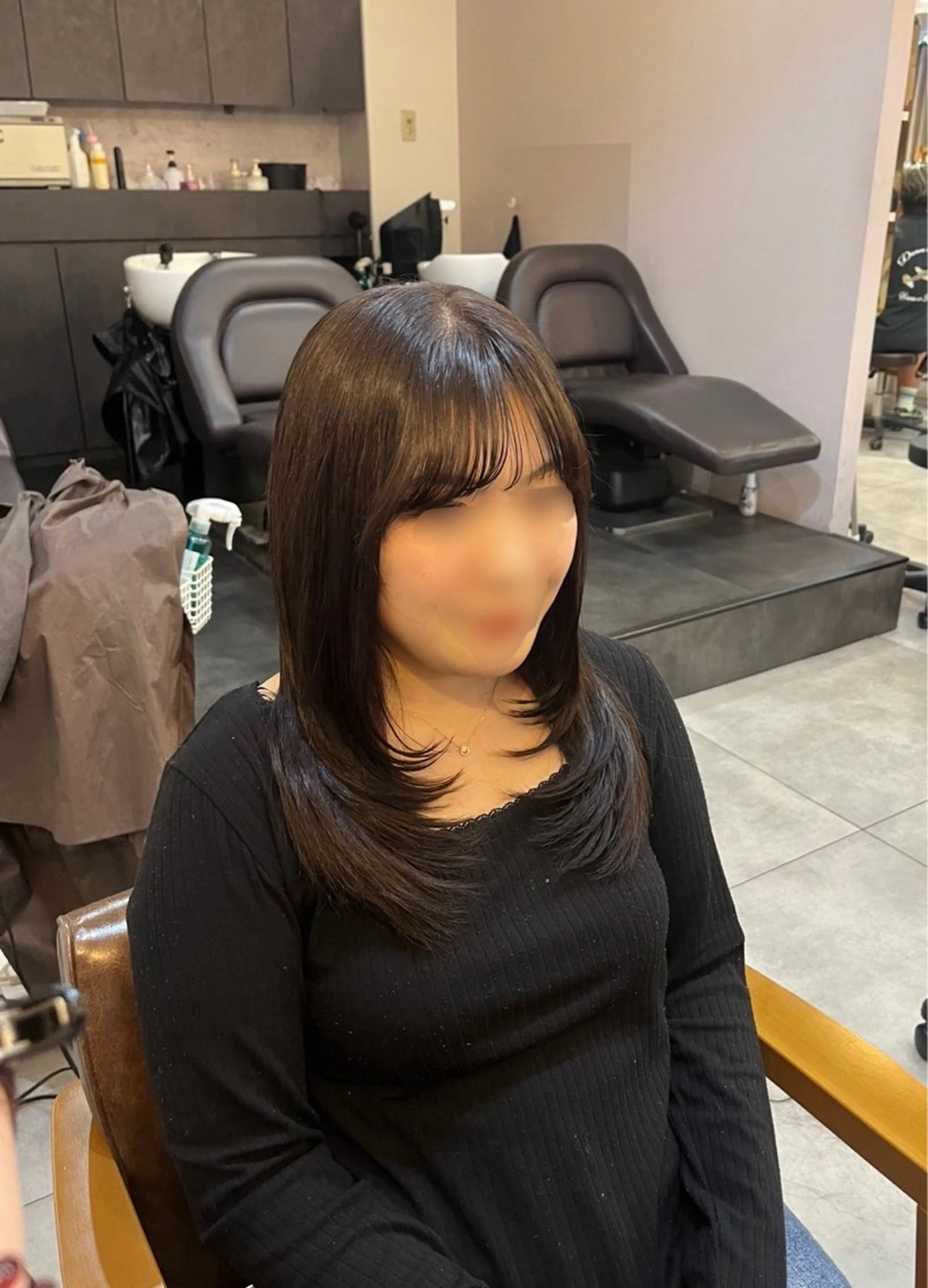 ミディアム カラー mit bytree MISAKI🎀のヘアスタイル