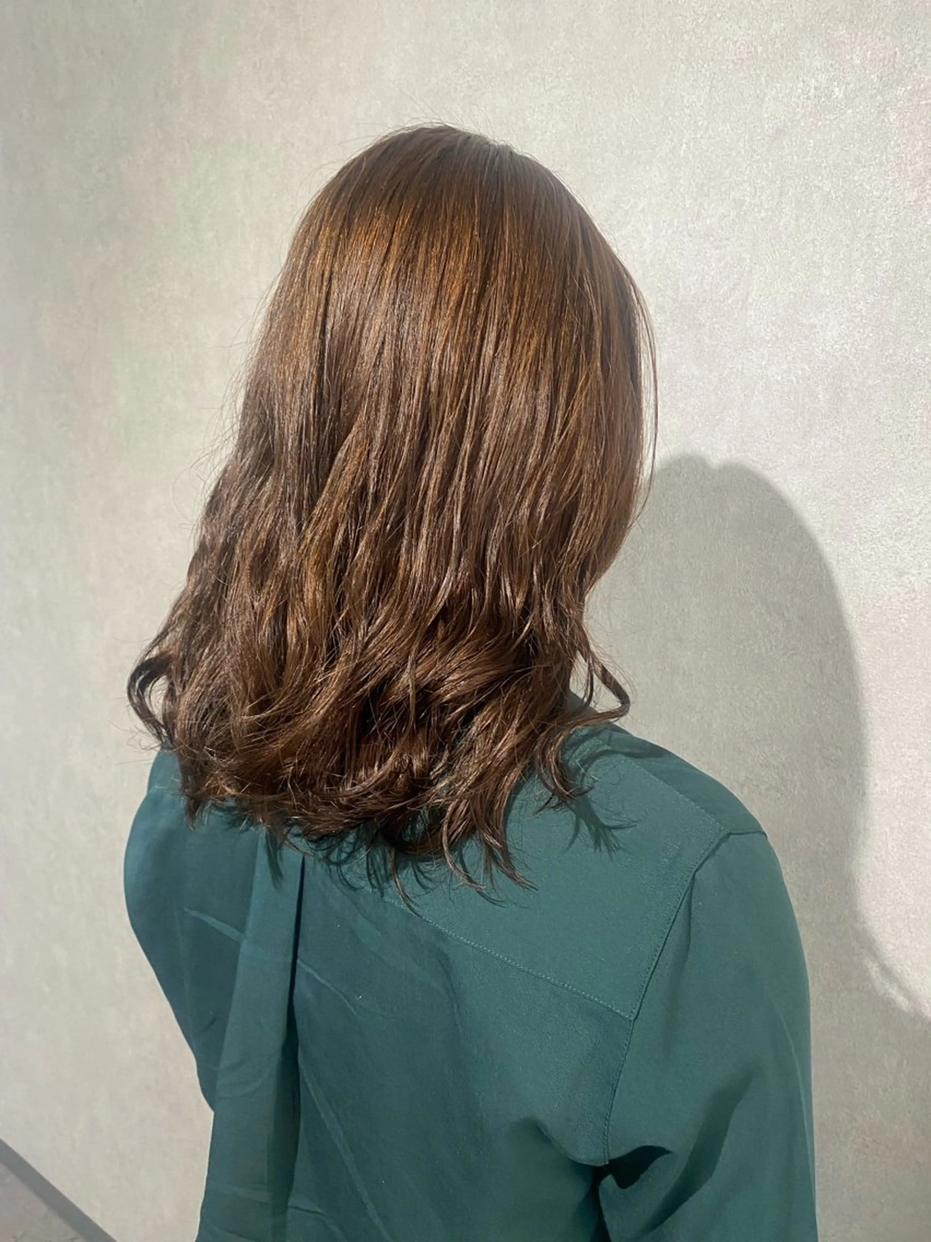 ミディアム カラー パーマ Bish Yanaのヘアスタイル