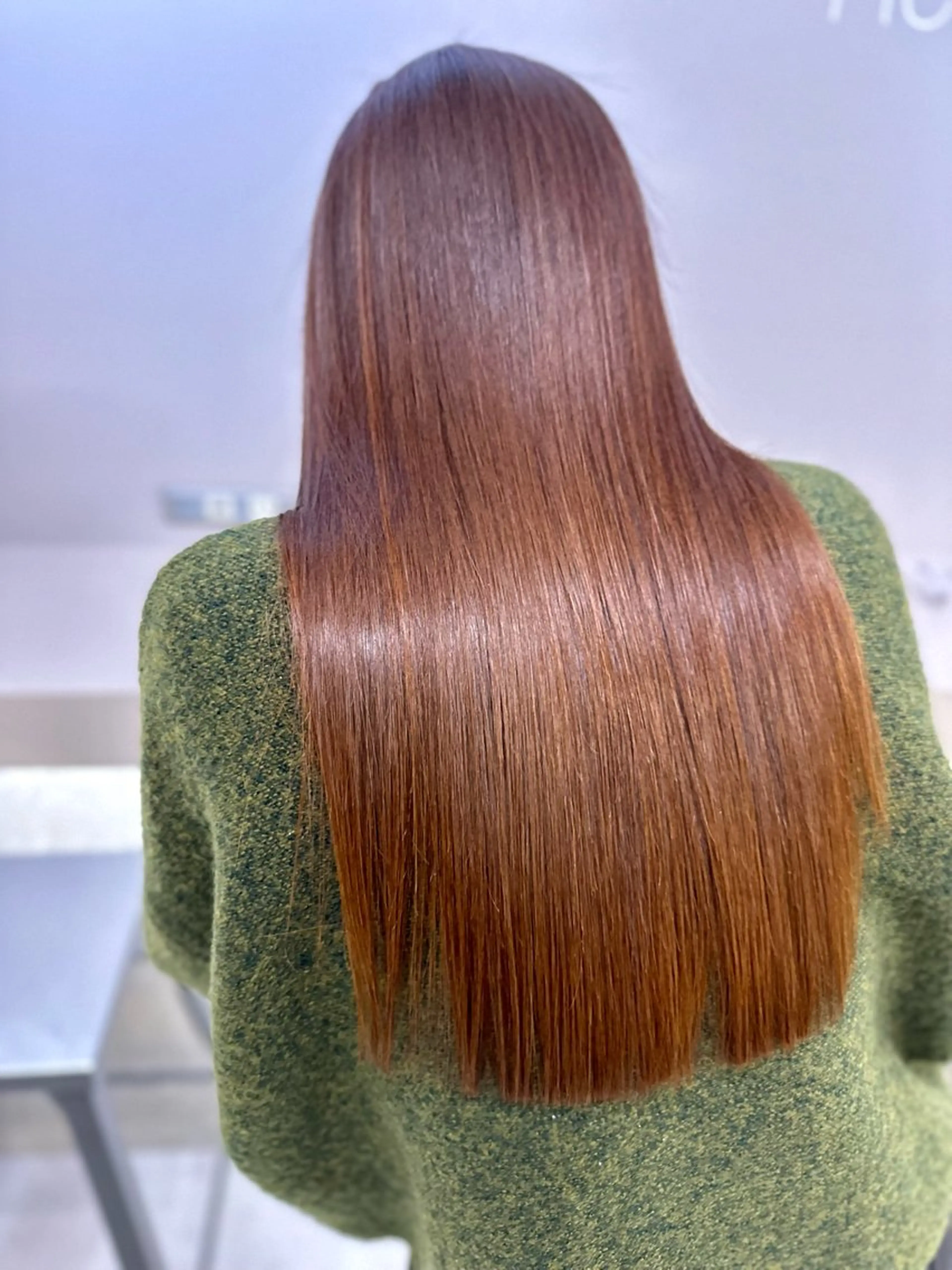 ロング カット 縮毛矯正 JYO 髪質改善専門家のヘアスタイル