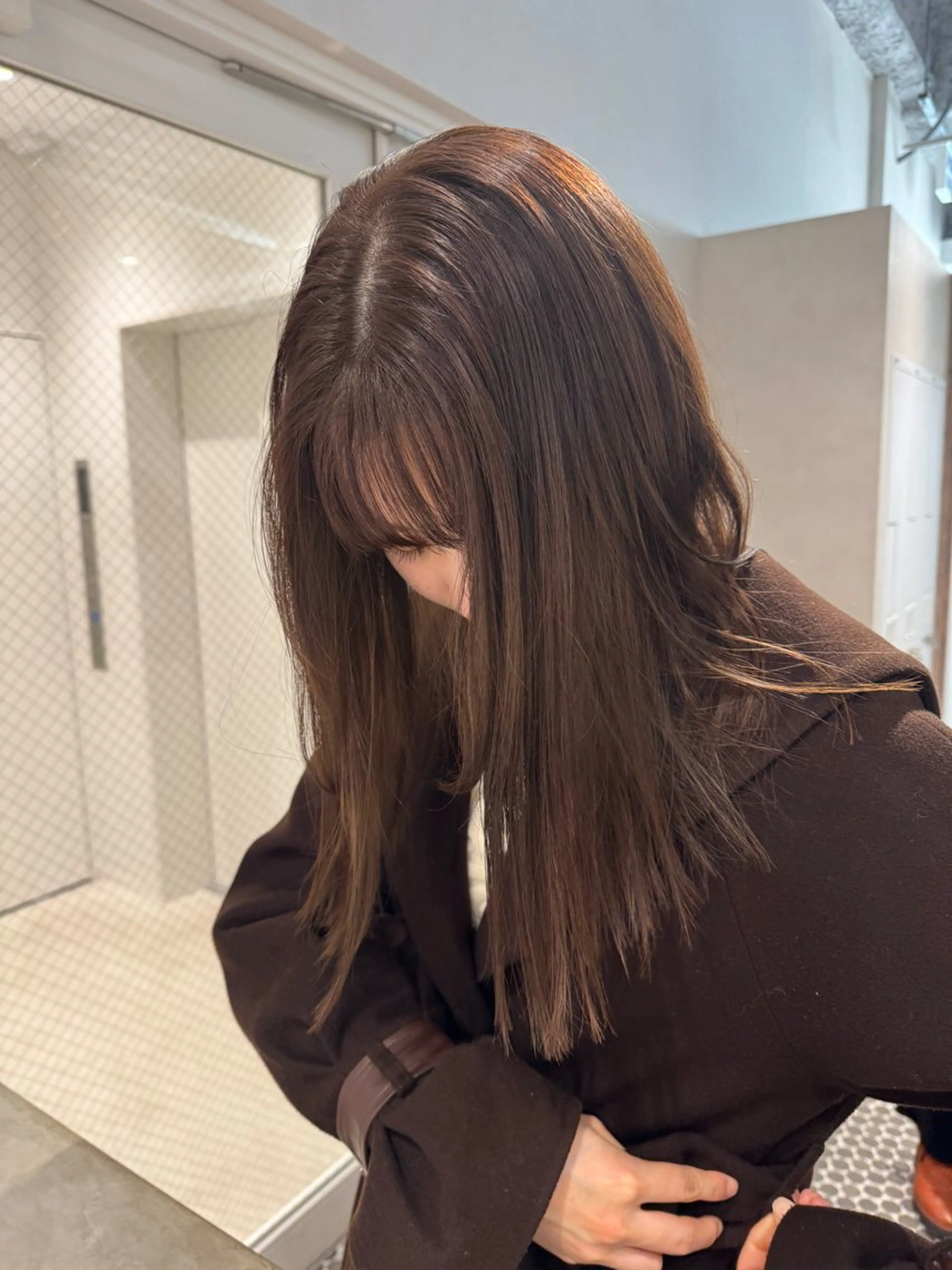 ロング カット ヘアカラー トリートメント 透明感カラー✴︎ SAYAKAのヘアスタイル