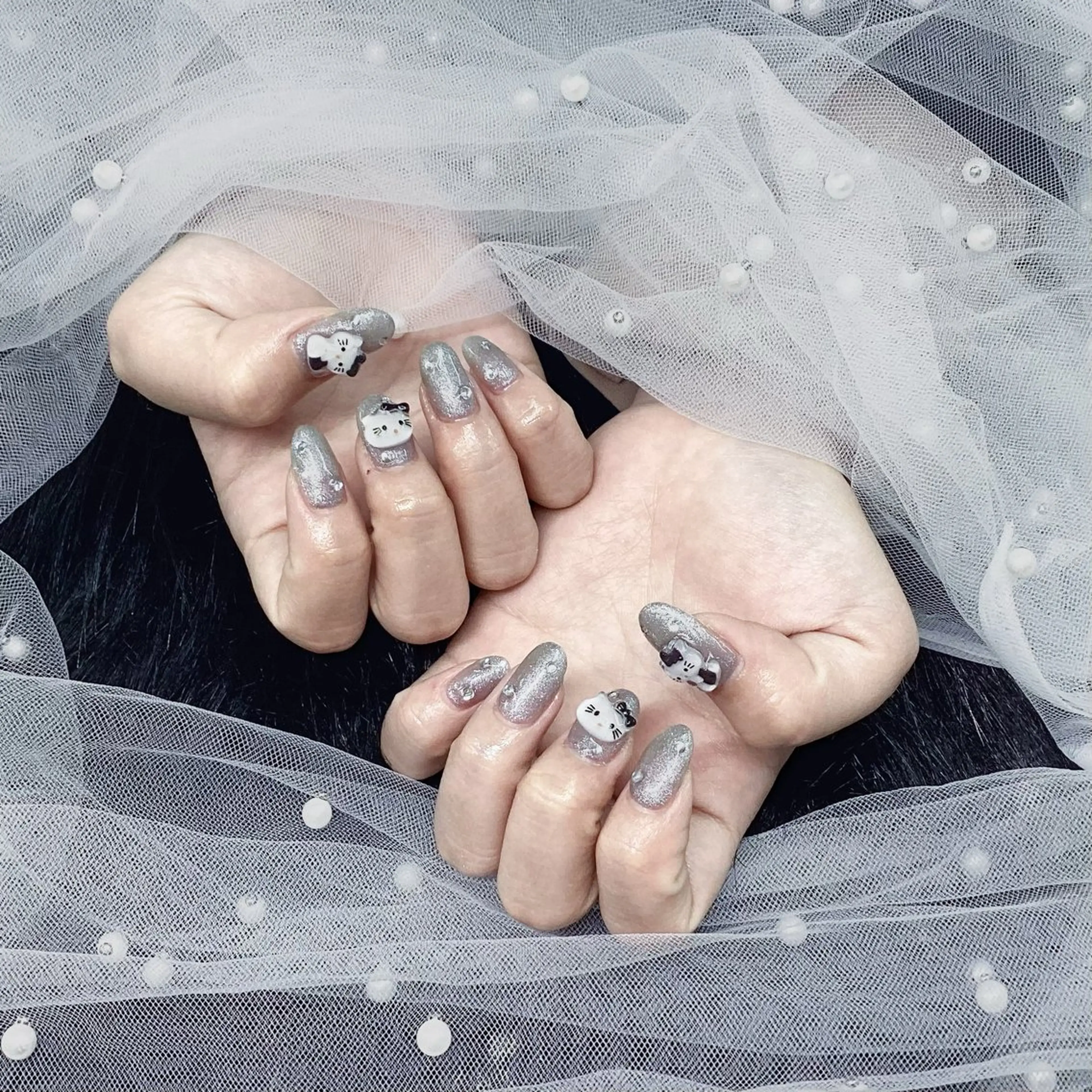 ネイル パーツ全部¥110 サロンミミのネイルデザイン