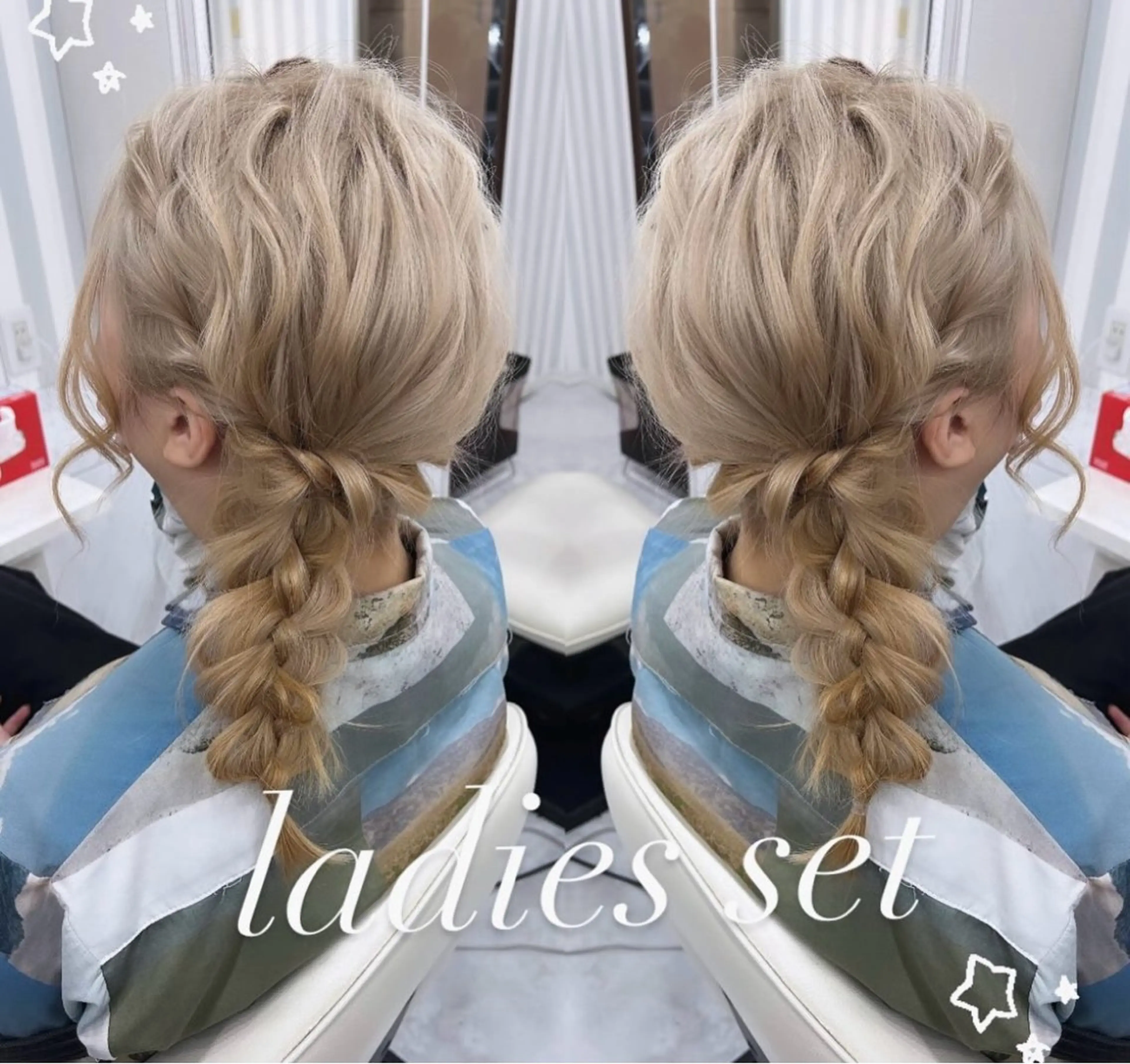 ヘアアレンジ G.O.A.T ひまりのヘアスタイル