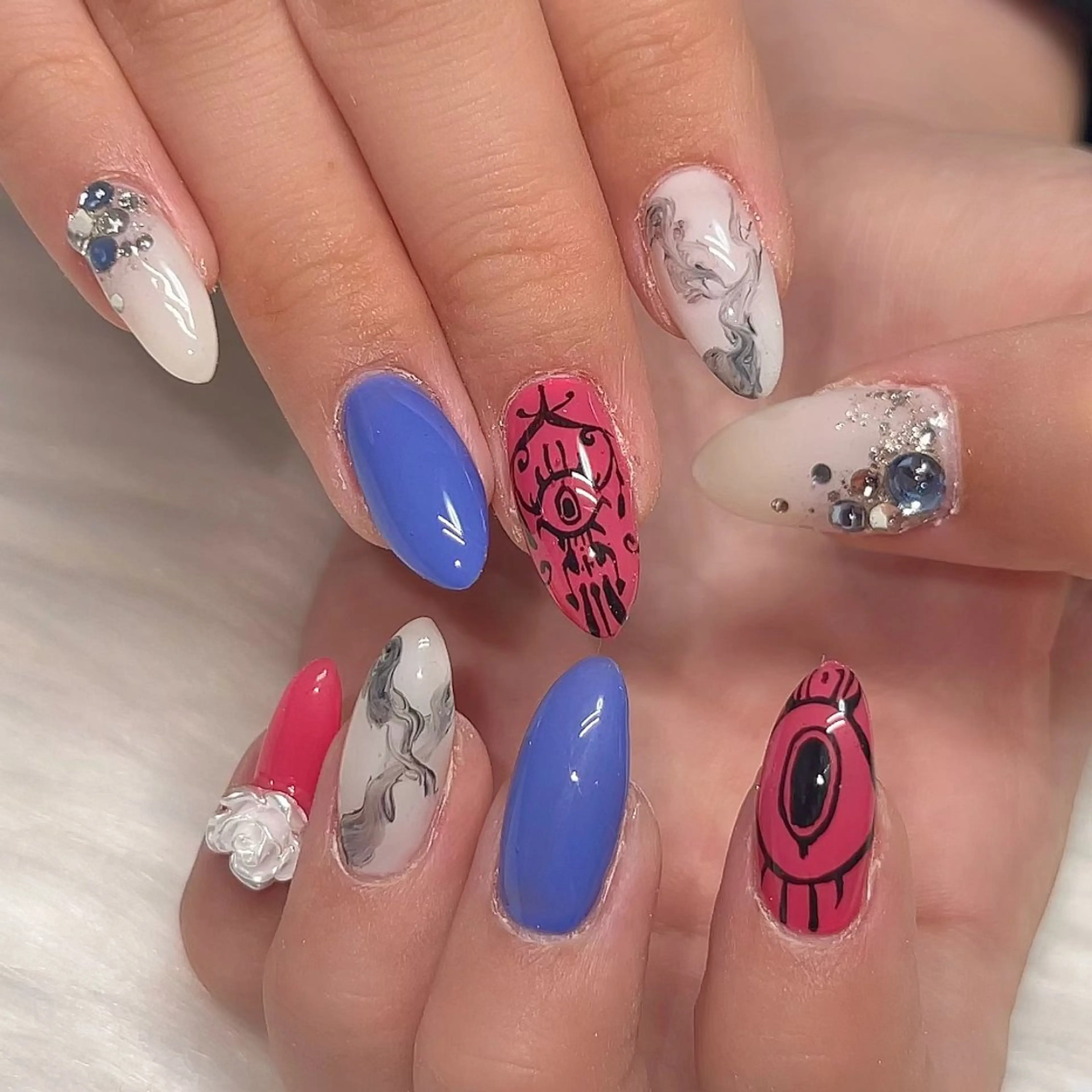 ネイル ハンドネイル 【Yappy🌈】 💖P-tanaのネイルデザイン