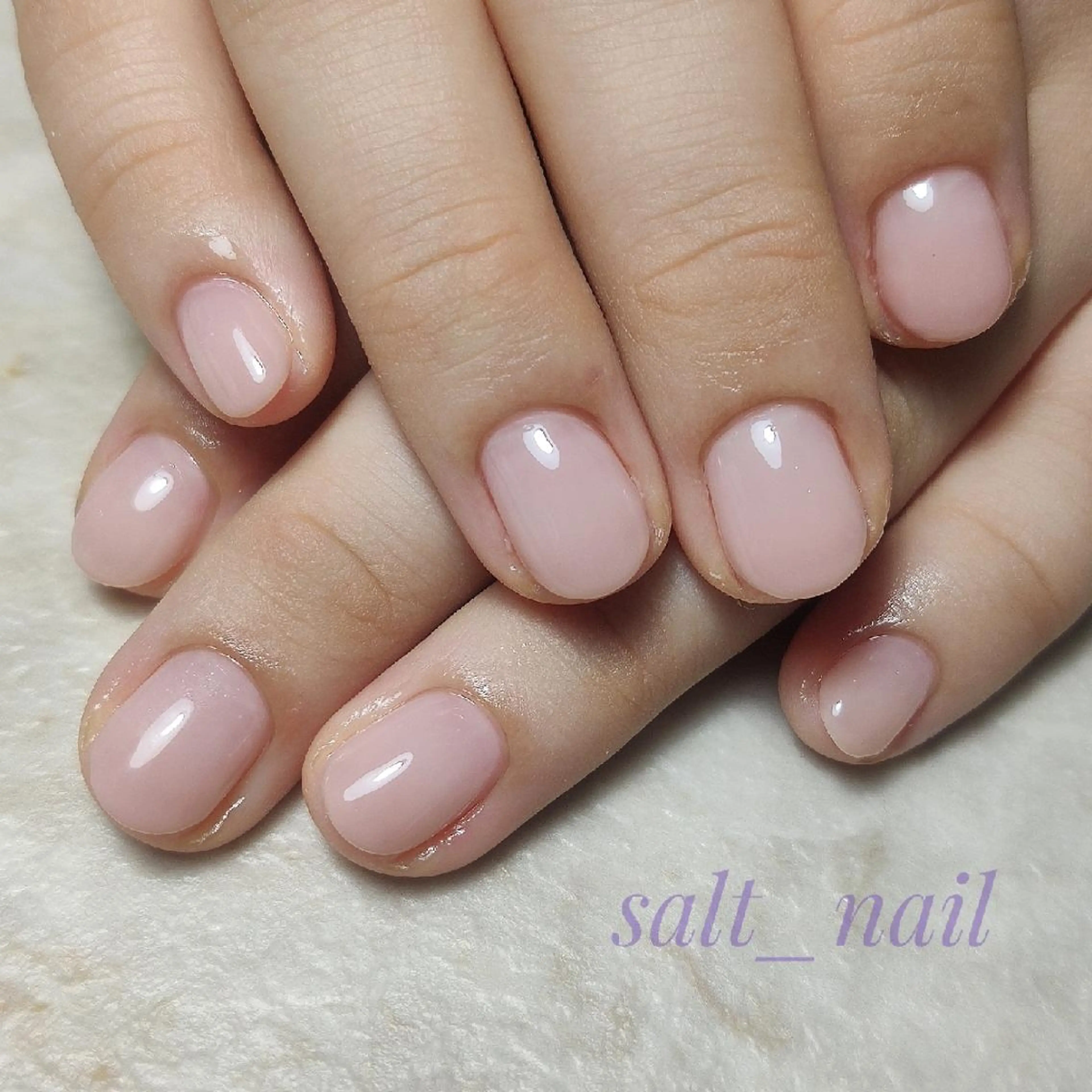 ネイル ワンカラーネイル ハンドネイル 個人サロン saltnailのネイルデザイン