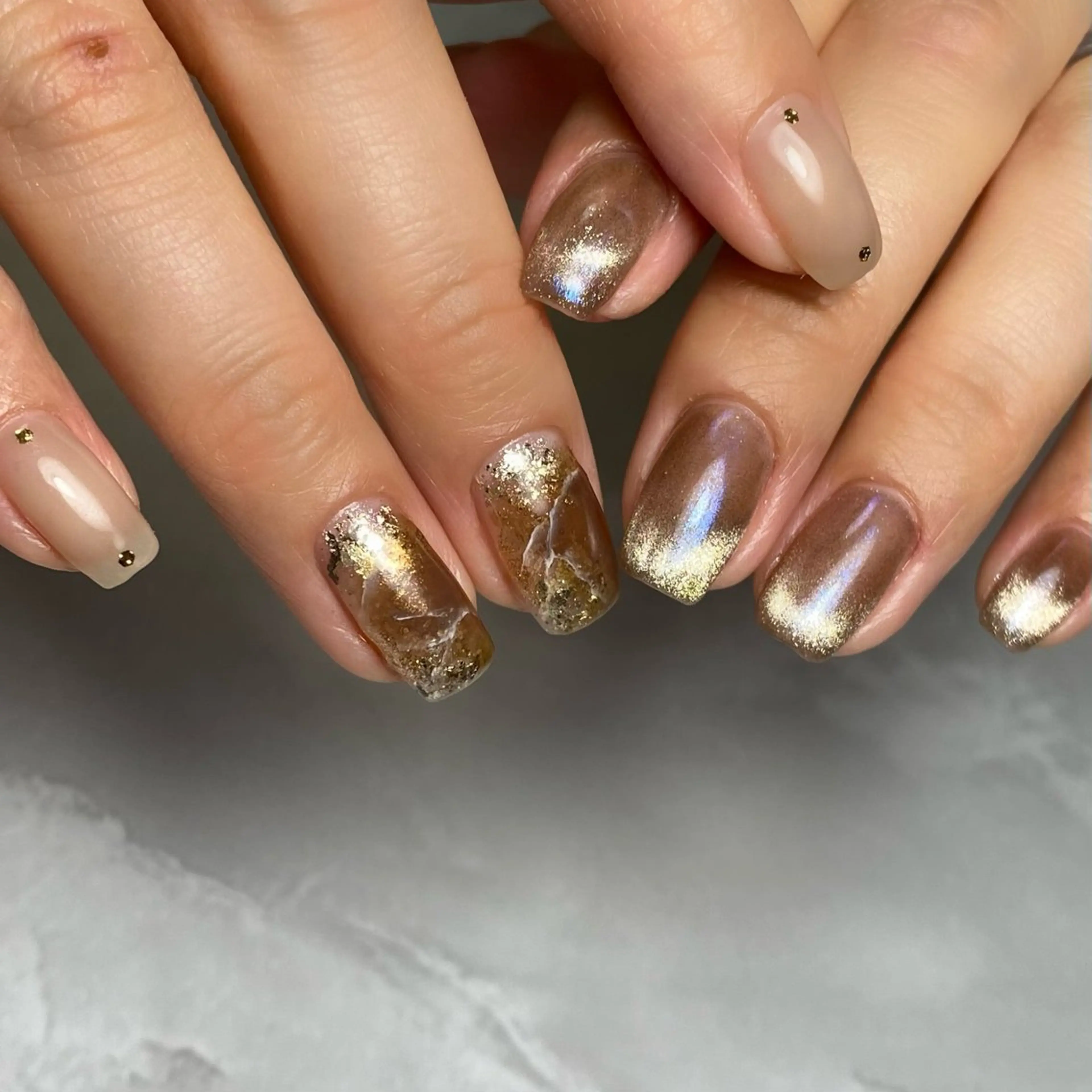 ネイル アートネイル ハンドネイル &.nail/ ニュアンス/持込み可のネイルデザイン