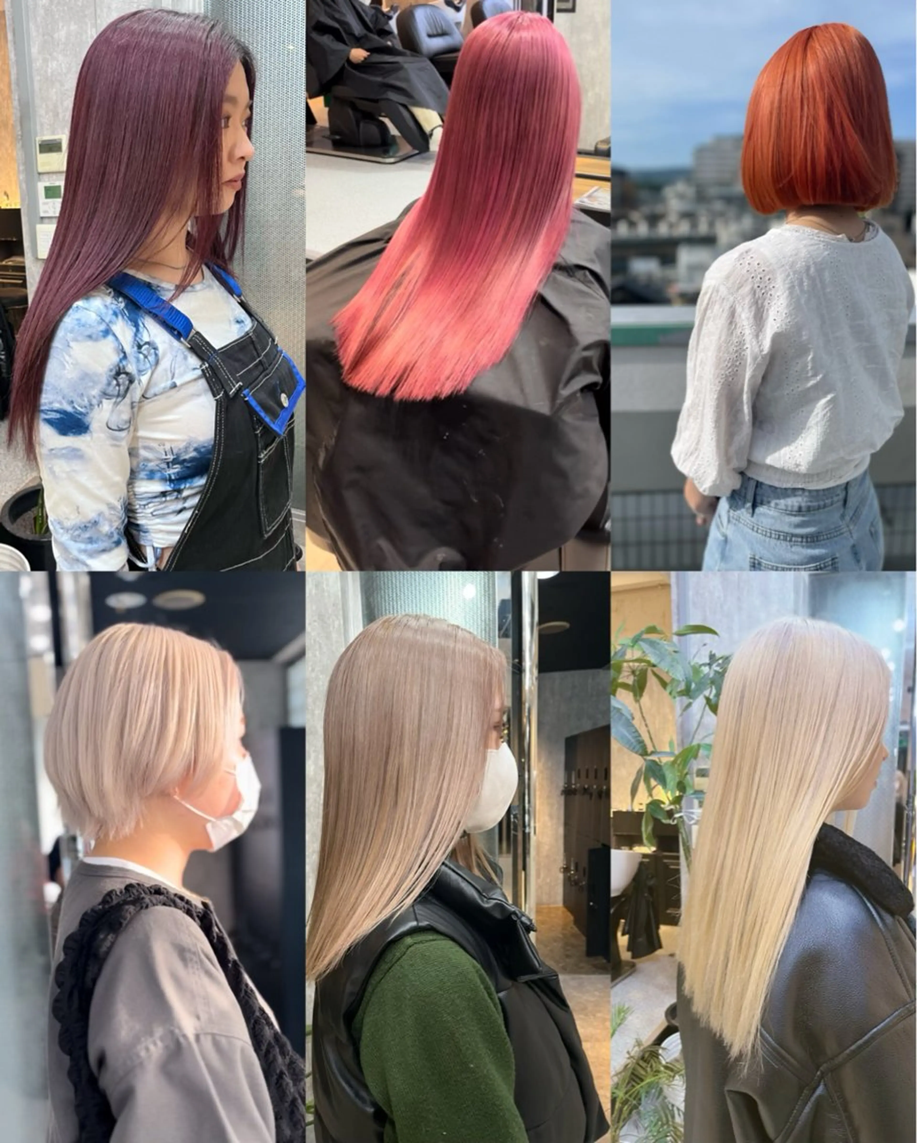 ロング カラー ブリーチ ダブルカラー TIDEHAIR / 韓国ヘア/MOEのヘアスタイル