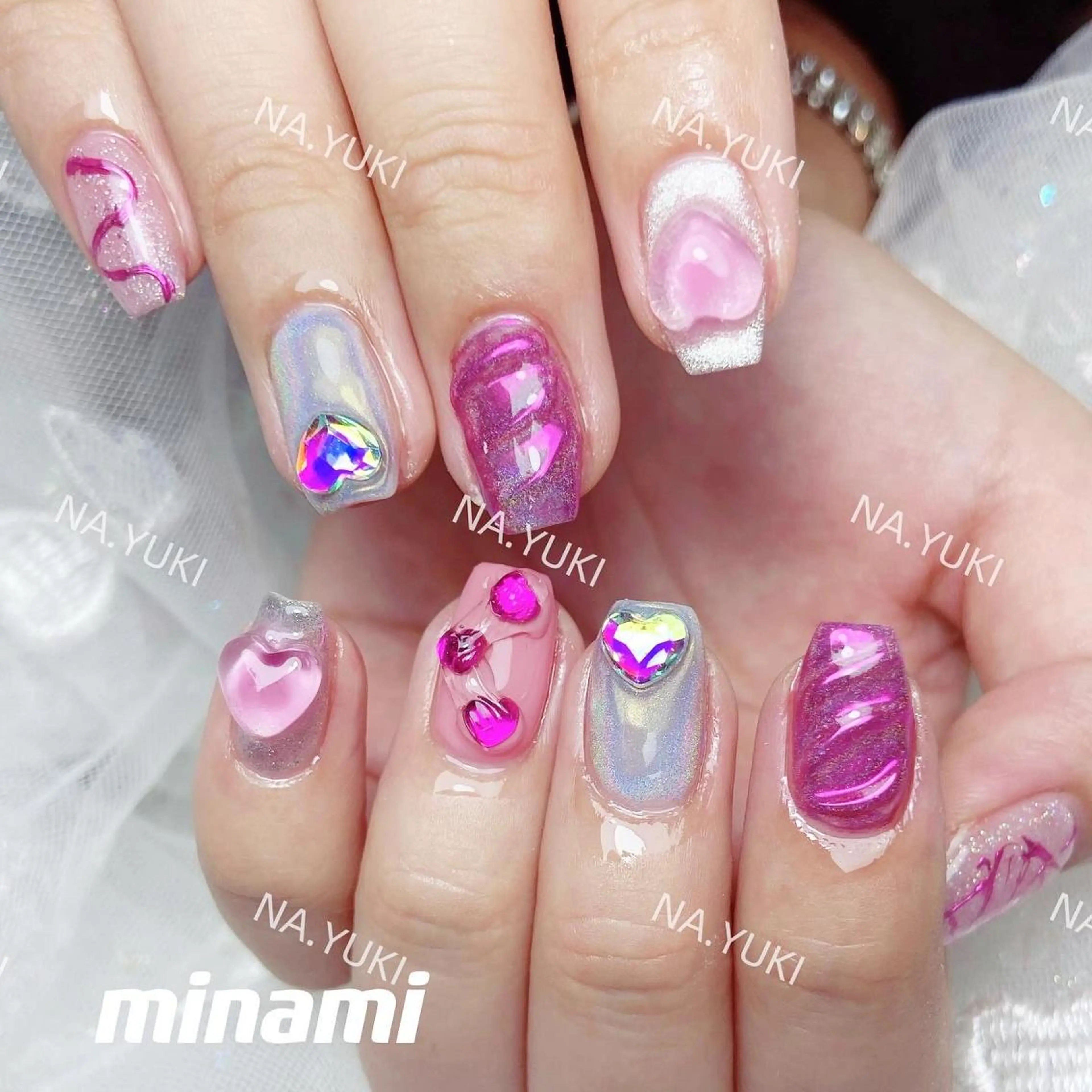 ネイル ハンドネイル ハンドケア YUKI 💗 渋谷店のネイルデザイン